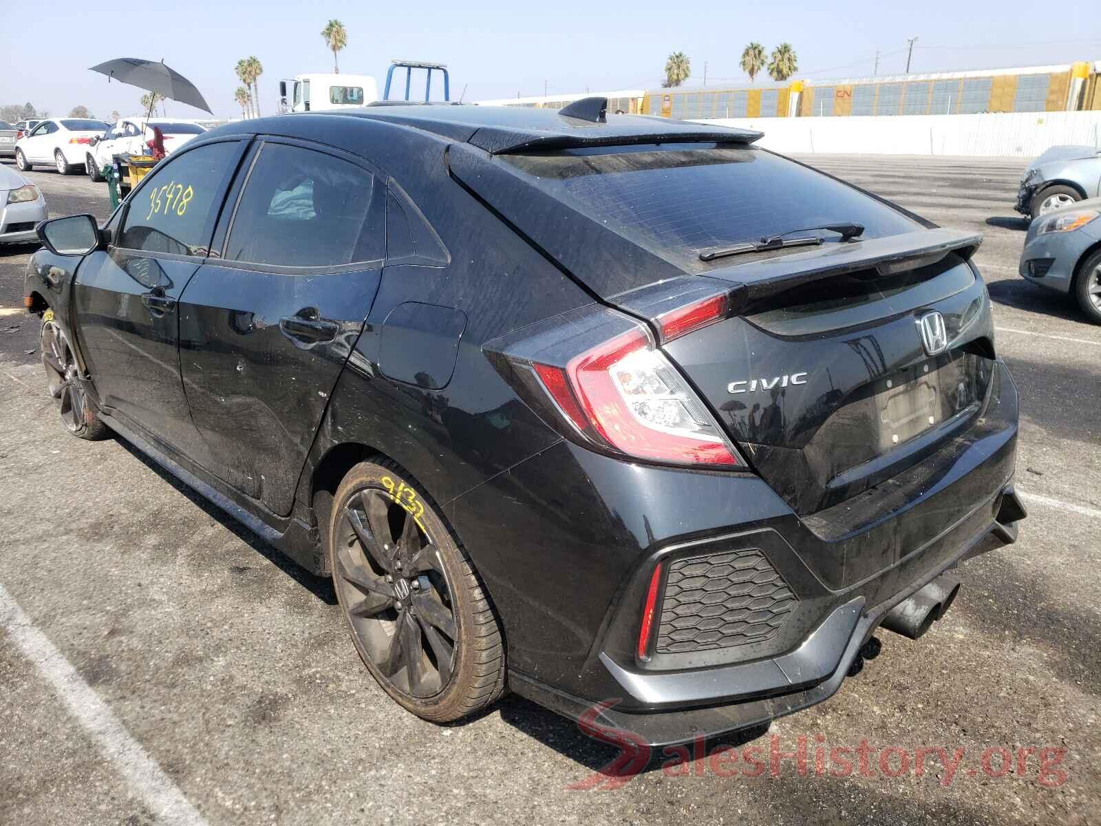 SHHFK7H4XKU417598 2019 HONDA CIVIC