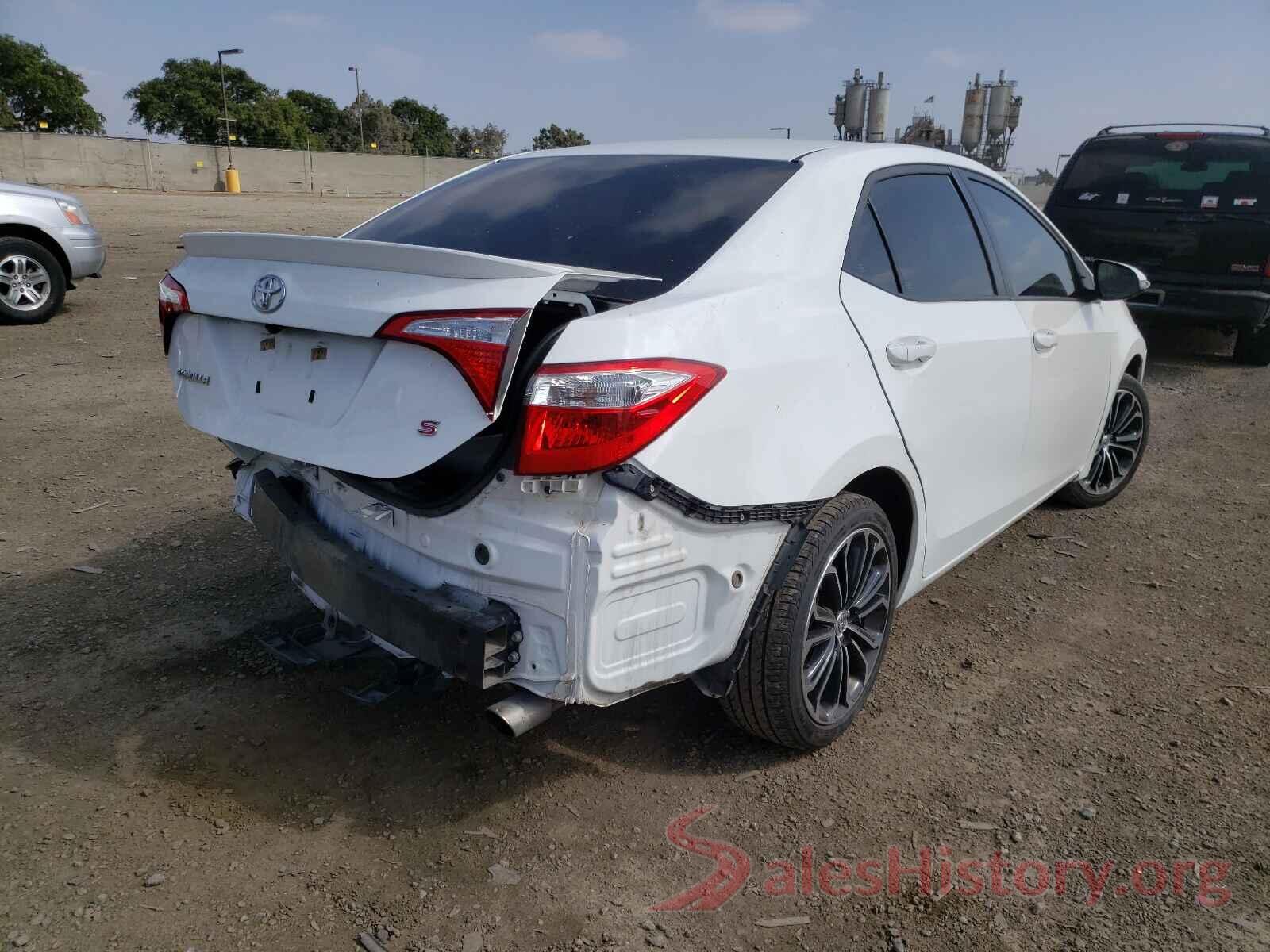 5YFBURHE8GP493556 2016 TOYOTA COROLLA