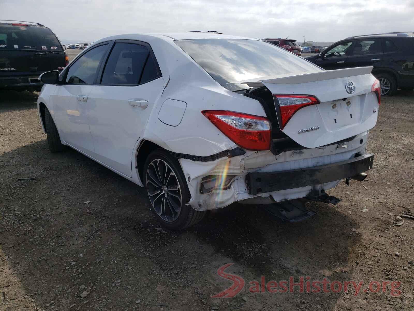 5YFBURHE8GP493556 2016 TOYOTA COROLLA