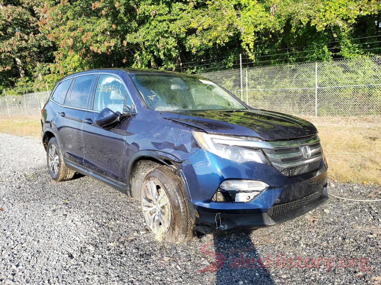 5FNYF6H80GB013955 2016 HONDA PILOT