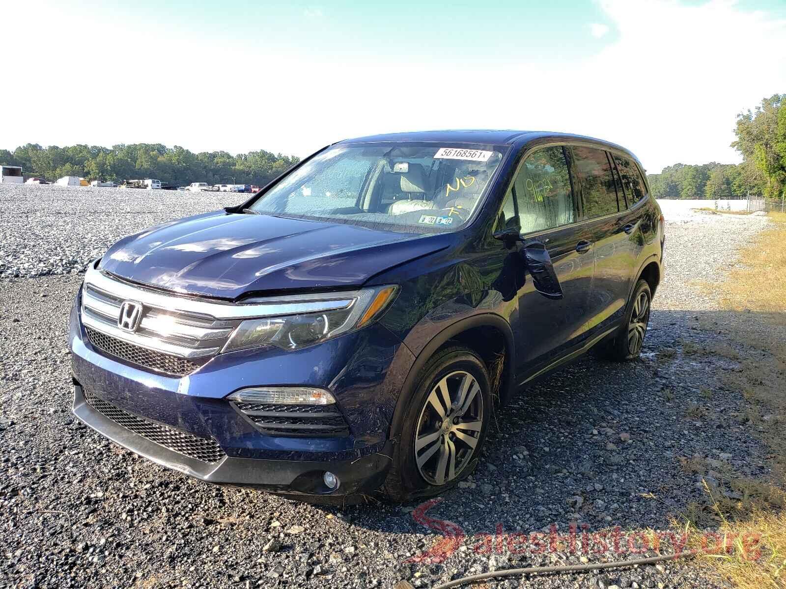 5FNYF6H80GB013955 2016 HONDA PILOT