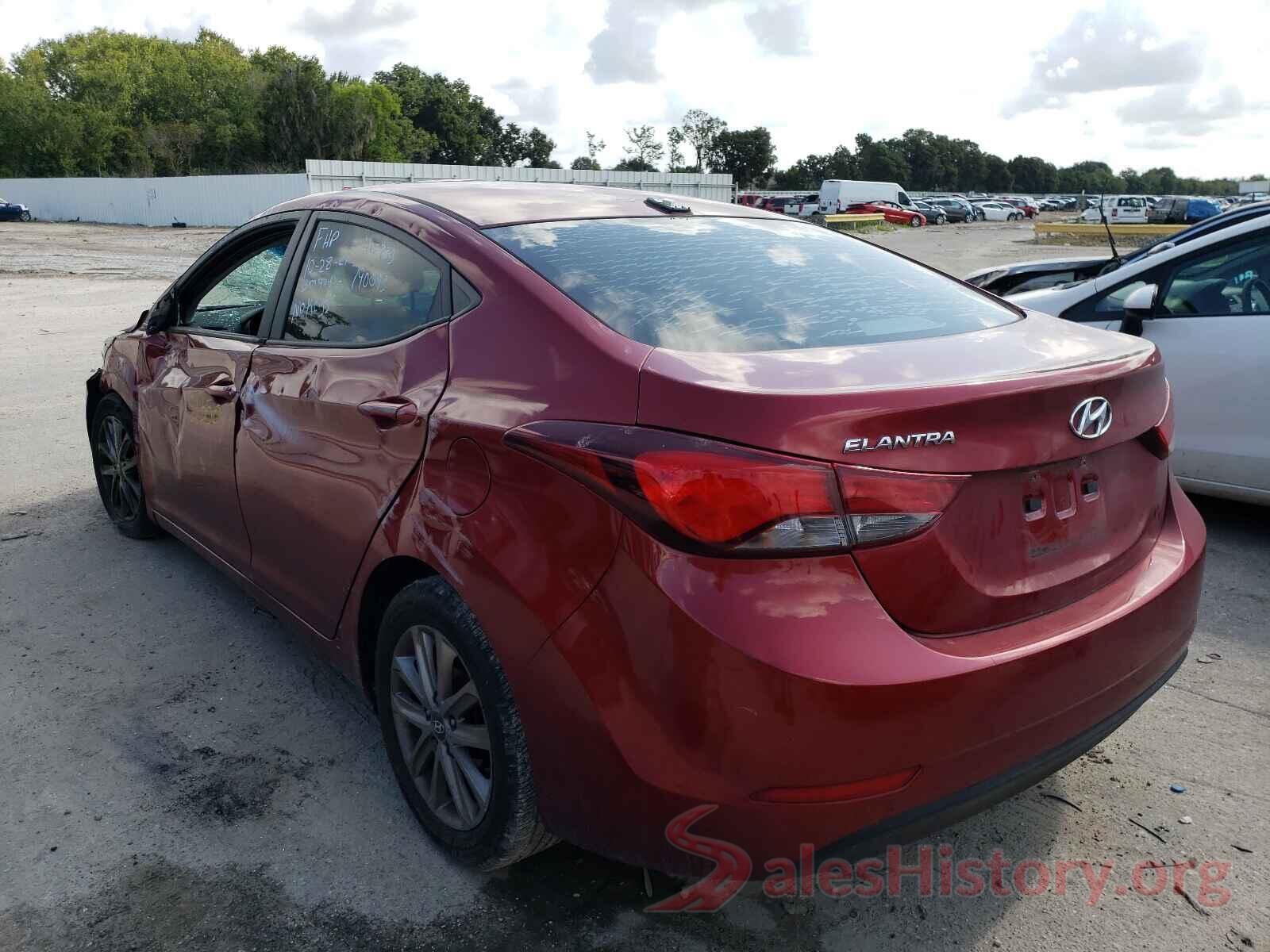 5NPDH4AE1GH790093 2016 HYUNDAI ELANTRA