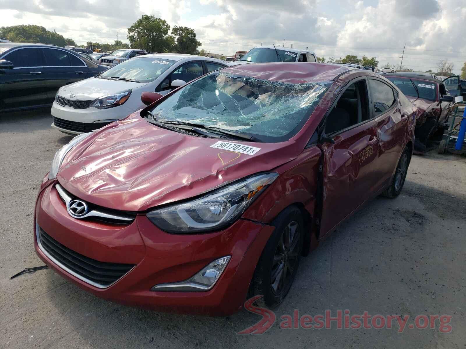 5NPDH4AE1GH790093 2016 HYUNDAI ELANTRA