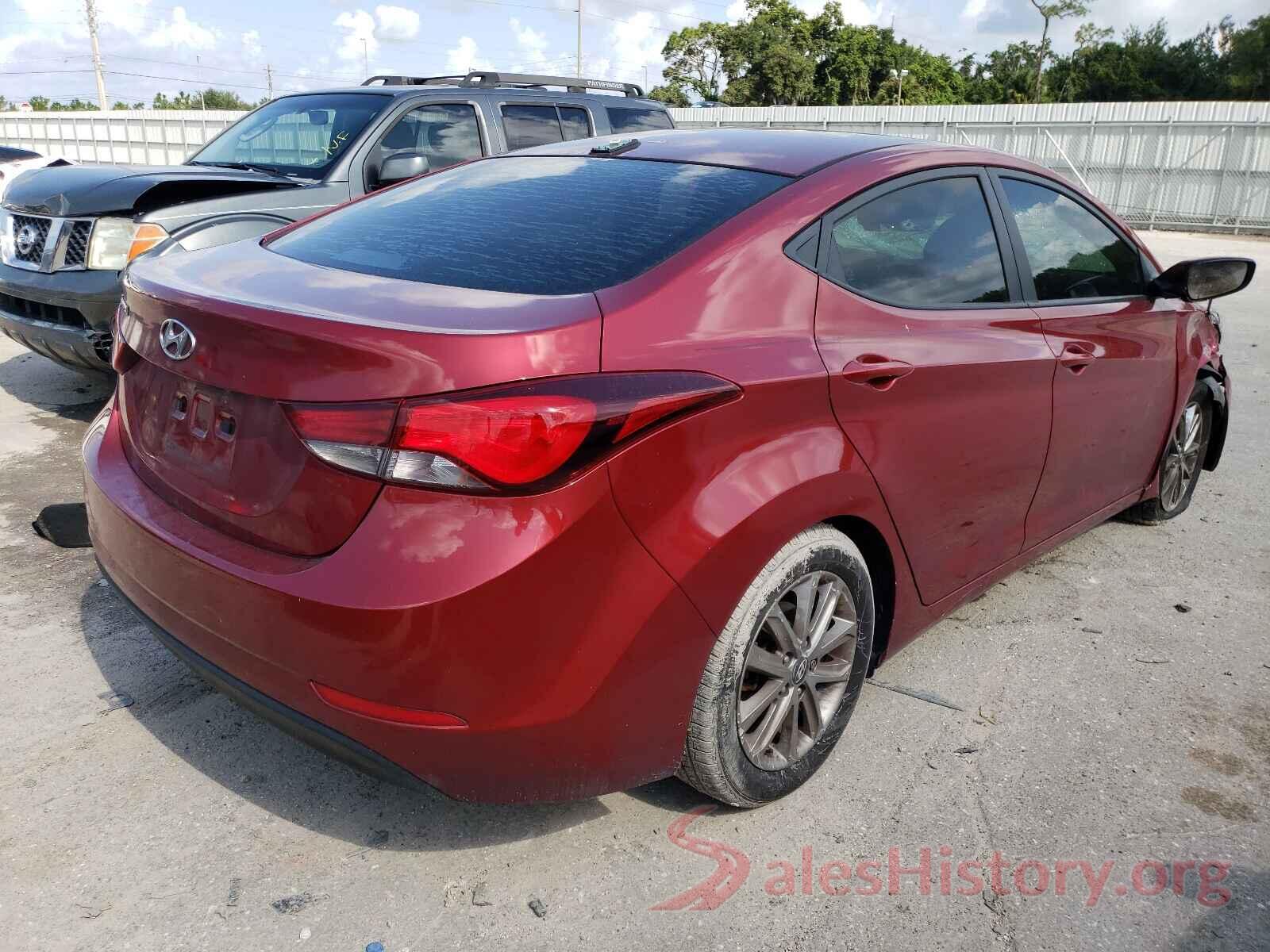 5NPDH4AE1GH790093 2016 HYUNDAI ELANTRA