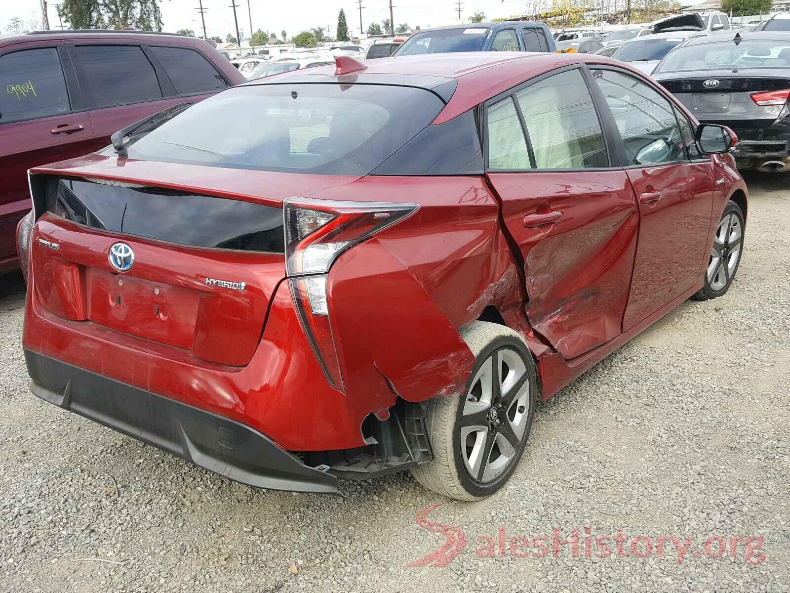 JTDKARFU6G3509619 2016 TOYOTA PRIUS