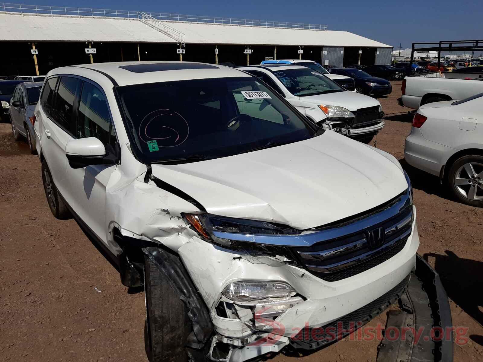 5FNYF6H68HB008681 2017 HONDA PILOT