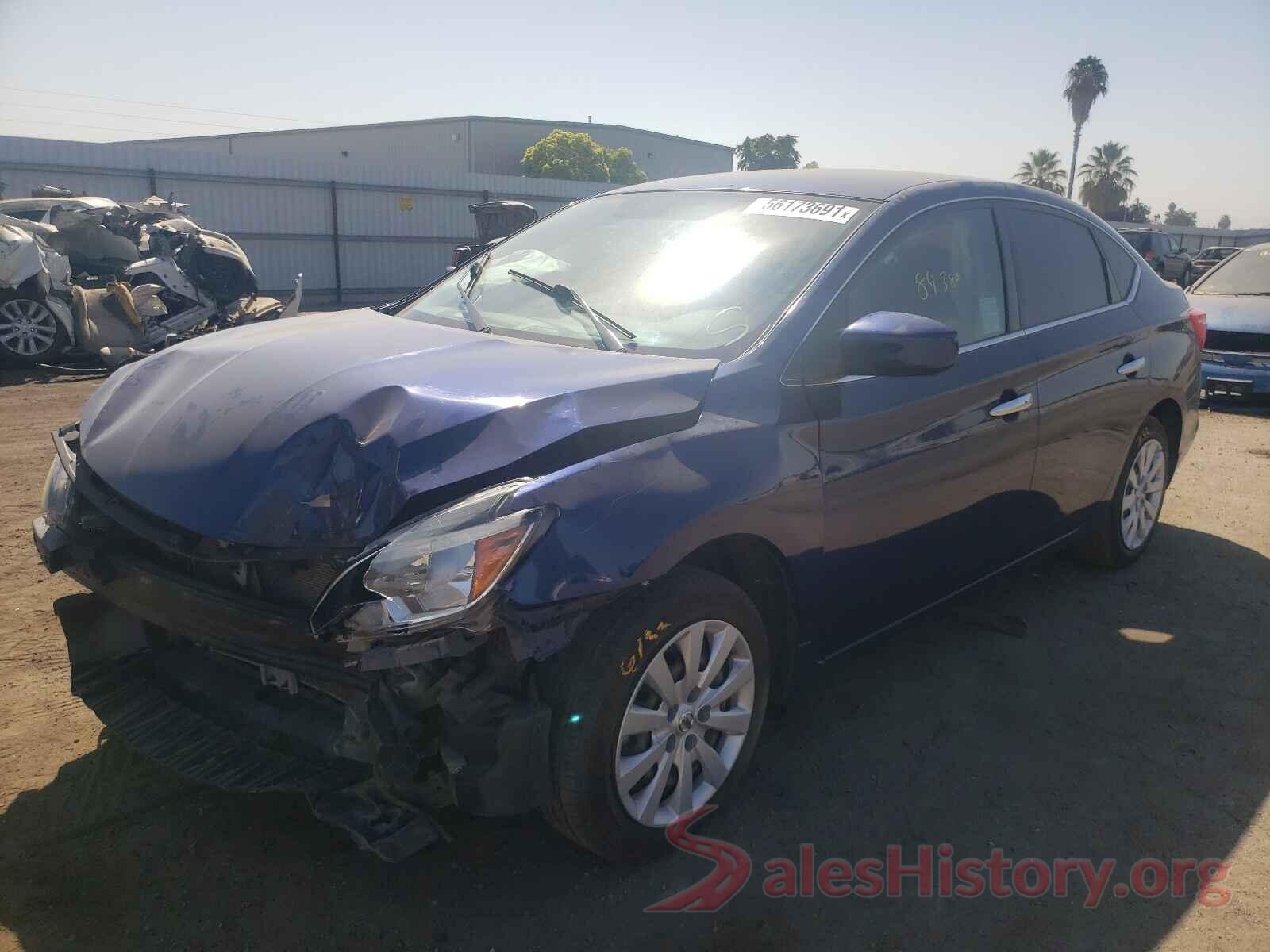 3N1AB7APXGY225015 2016 NISSAN SENTRA