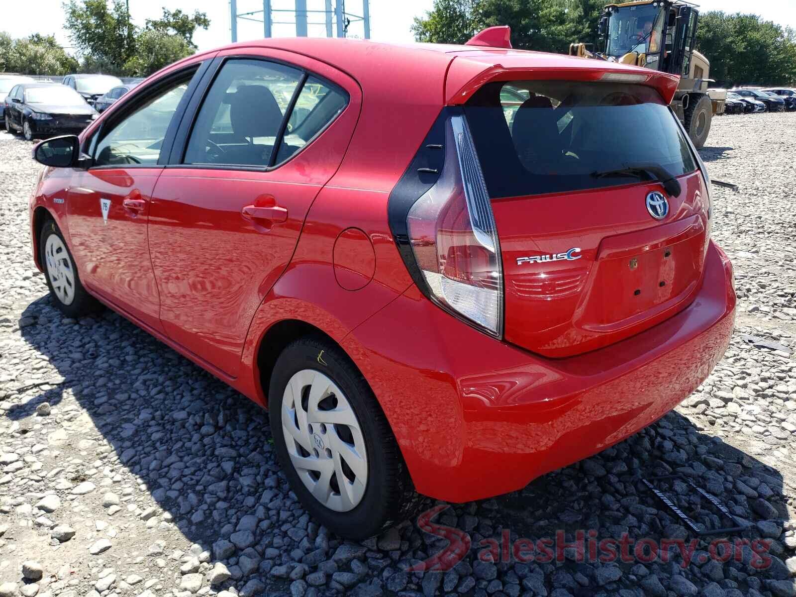 JTDKDTB30G1116874 2016 TOYOTA PRIUS