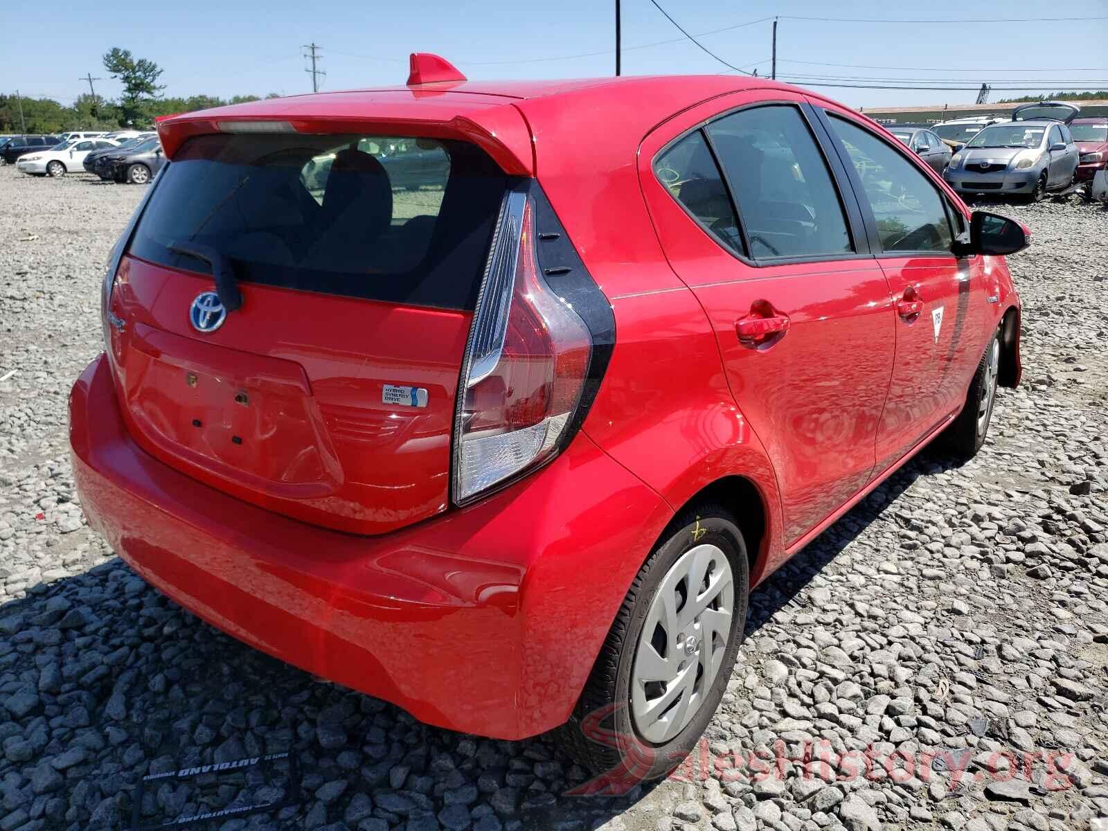 JTDKDTB30G1116874 2016 TOYOTA PRIUS