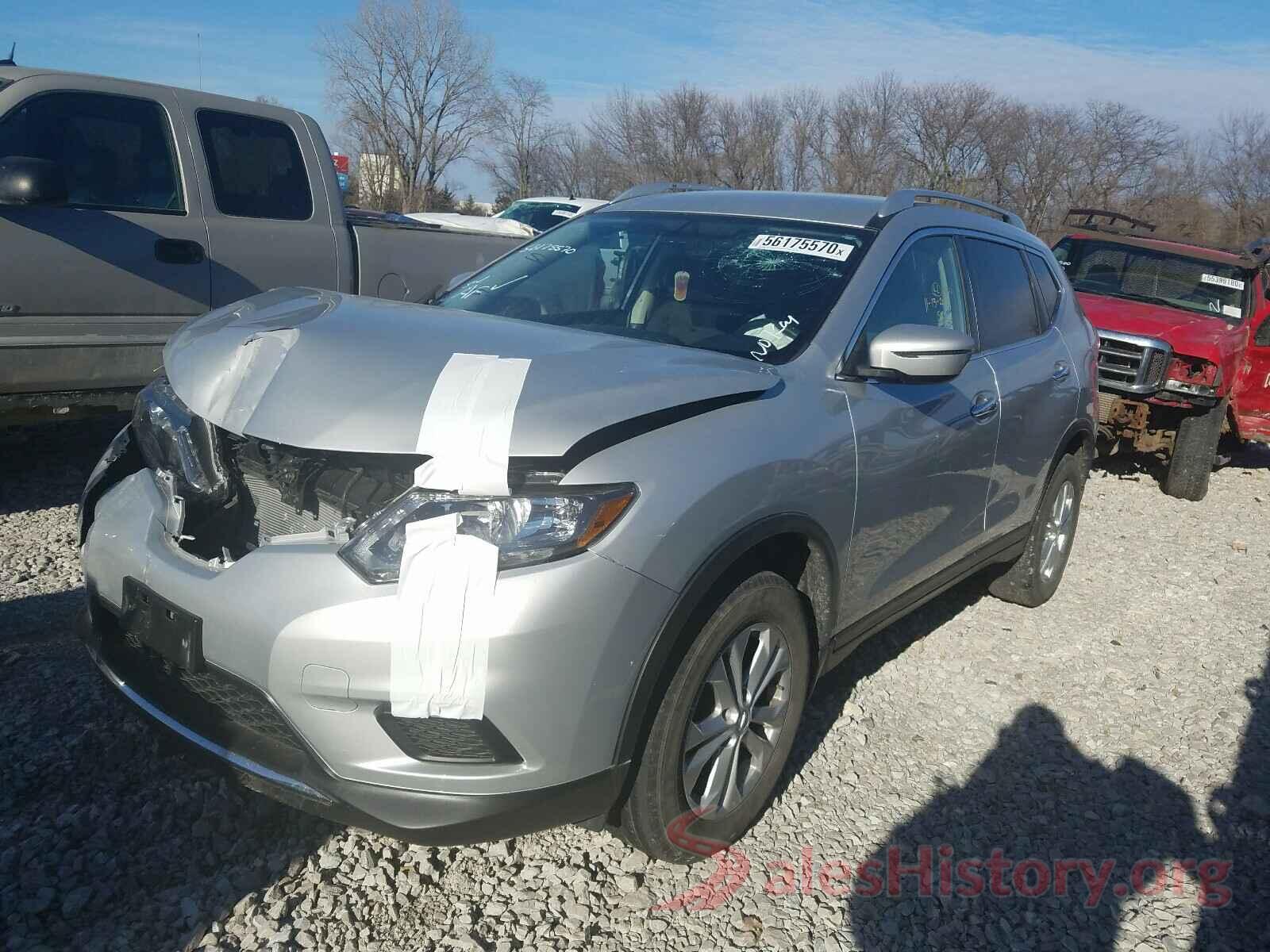 KNMAT2MV4GP643059 2016 NISSAN ROGUE