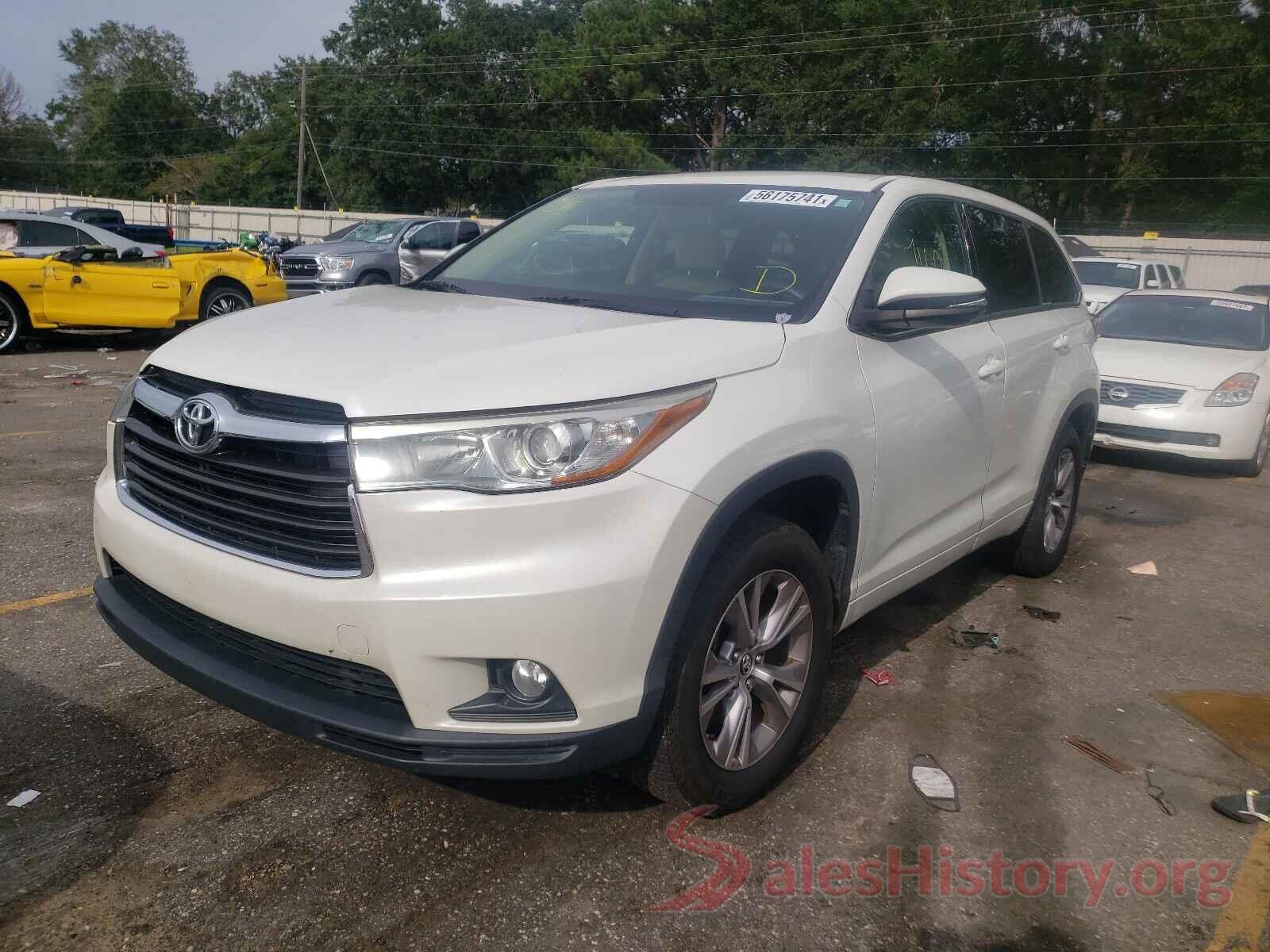 5TDZKRFH9GS132037 2016 TOYOTA HIGHLANDER