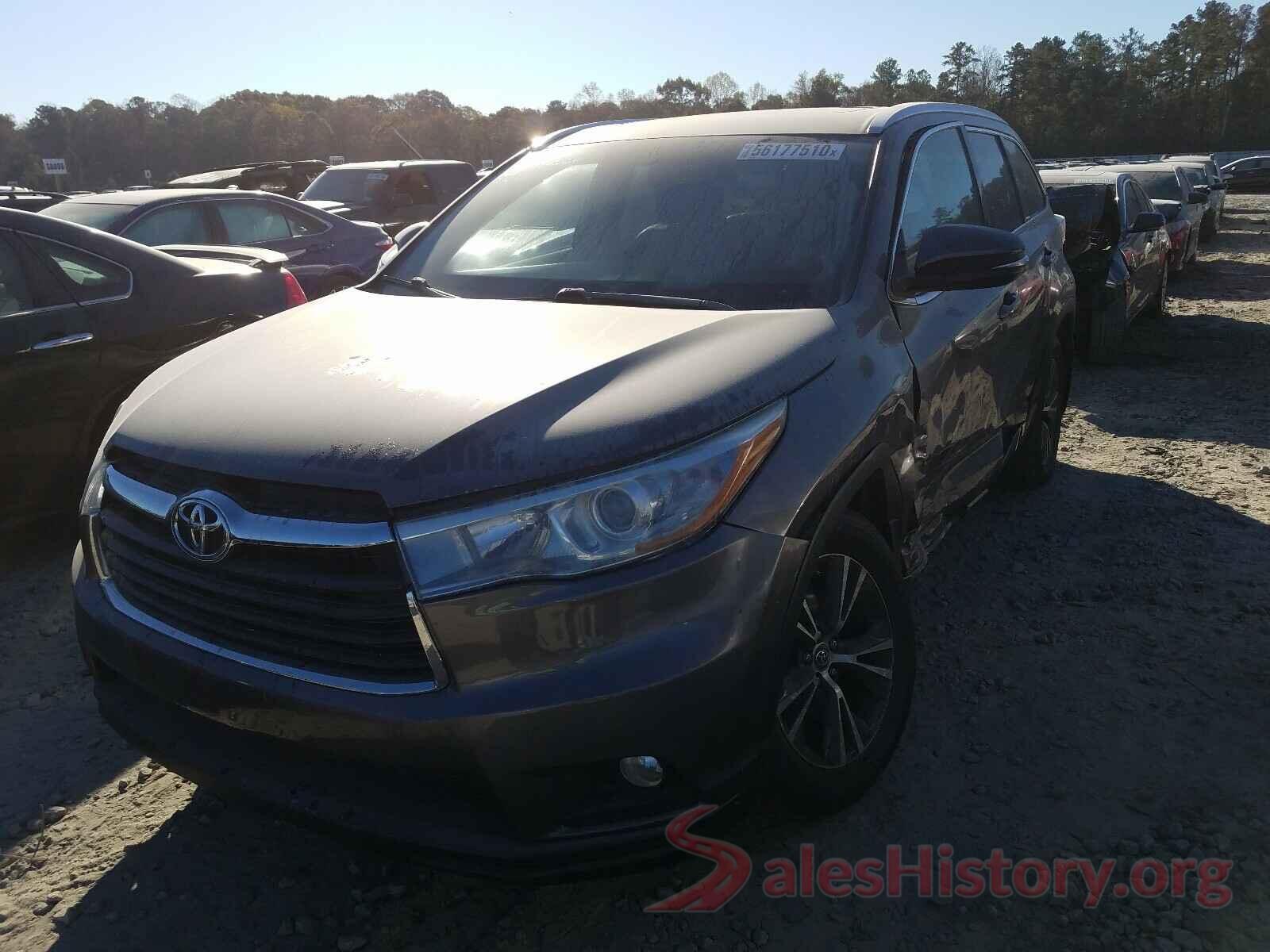 5TDJKRFH8GS350497 2016 TOYOTA HIGHLANDER