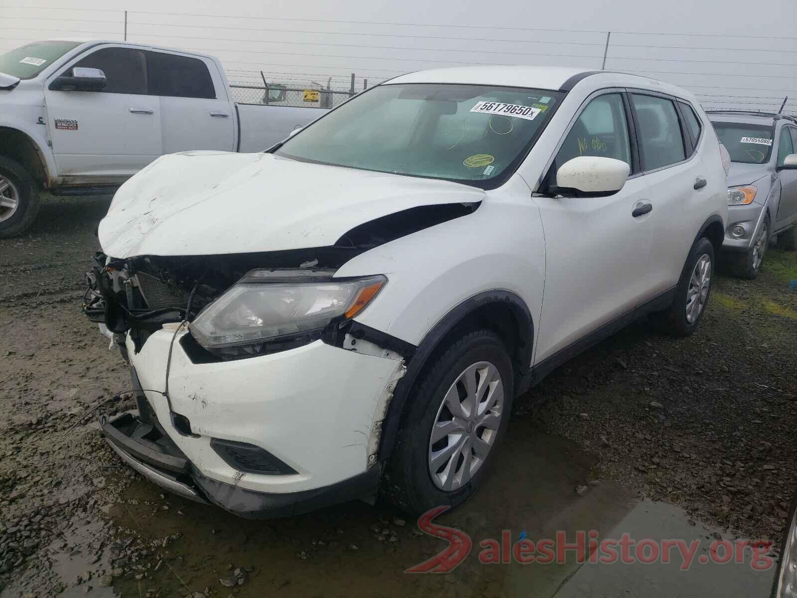 KNMAT2MV2GP700570 2016 NISSAN ROGUE