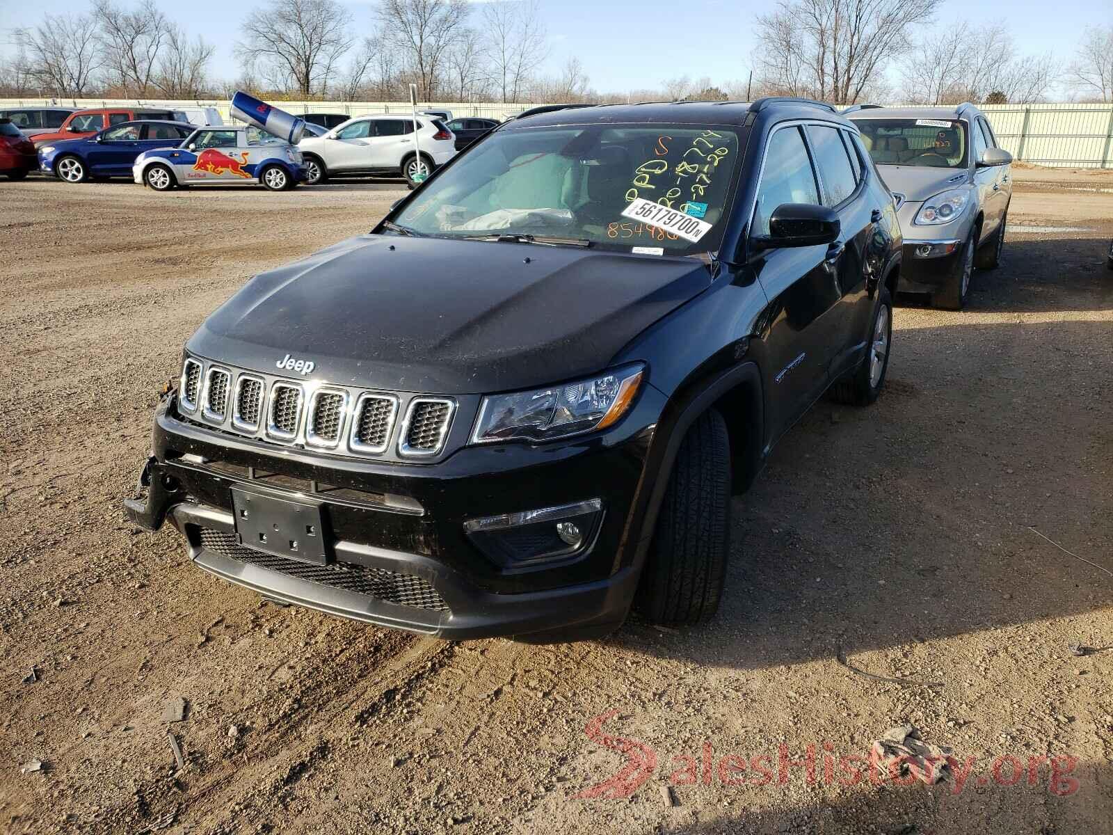 3C4NJCBBXKT854986 2019 JEEP COMPASS