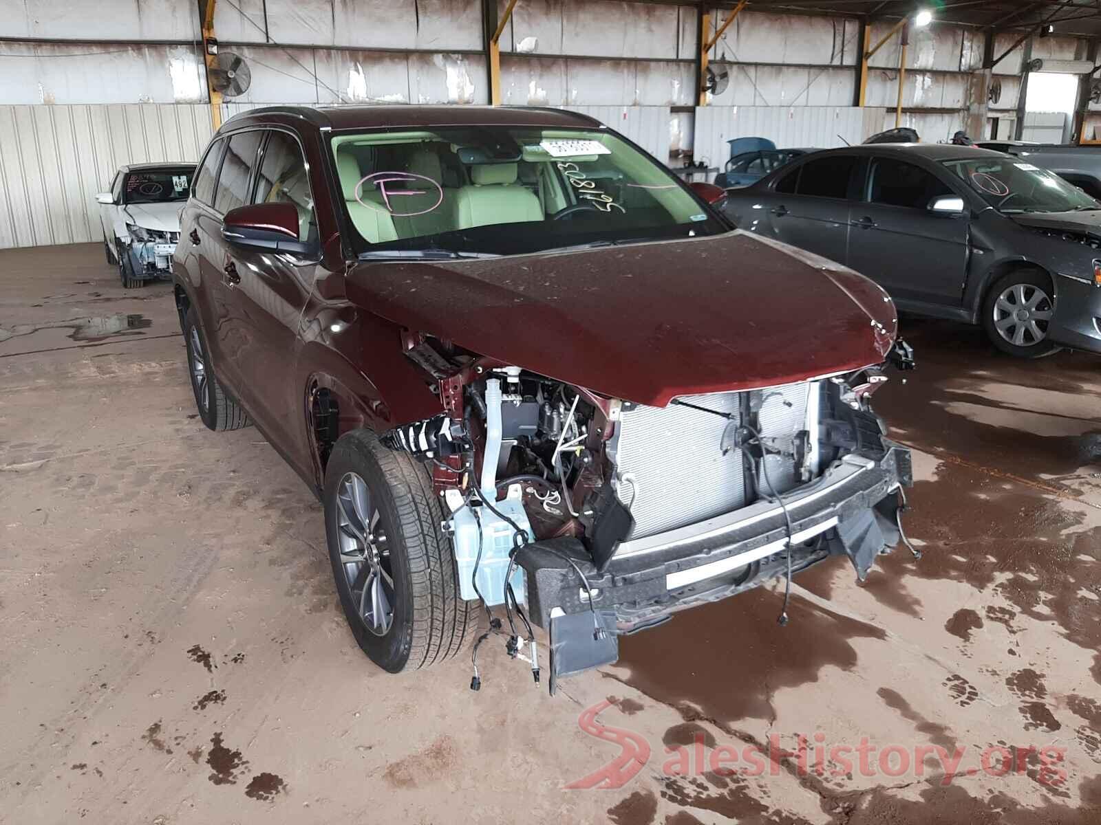 5TDKZRFH3KS366227 2019 TOYOTA HIGHLANDER