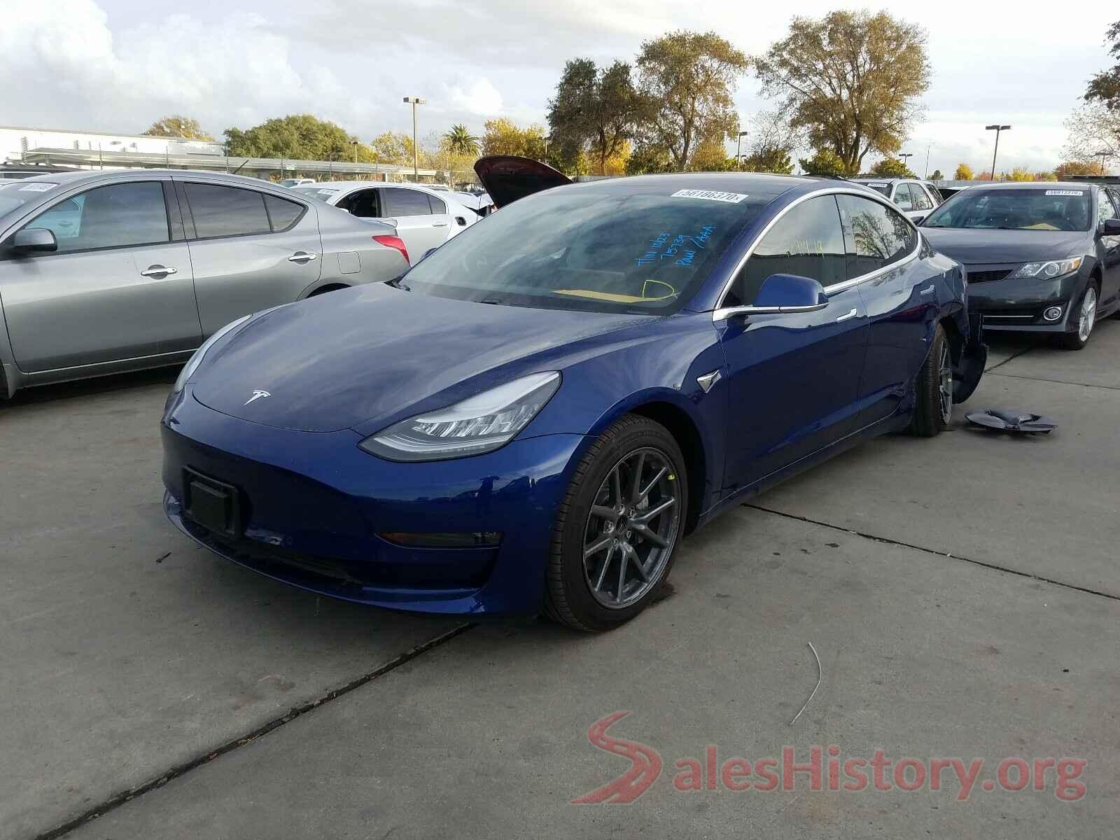 5YJ3E1EA4KF326278 2019 TESLA MODEL 3