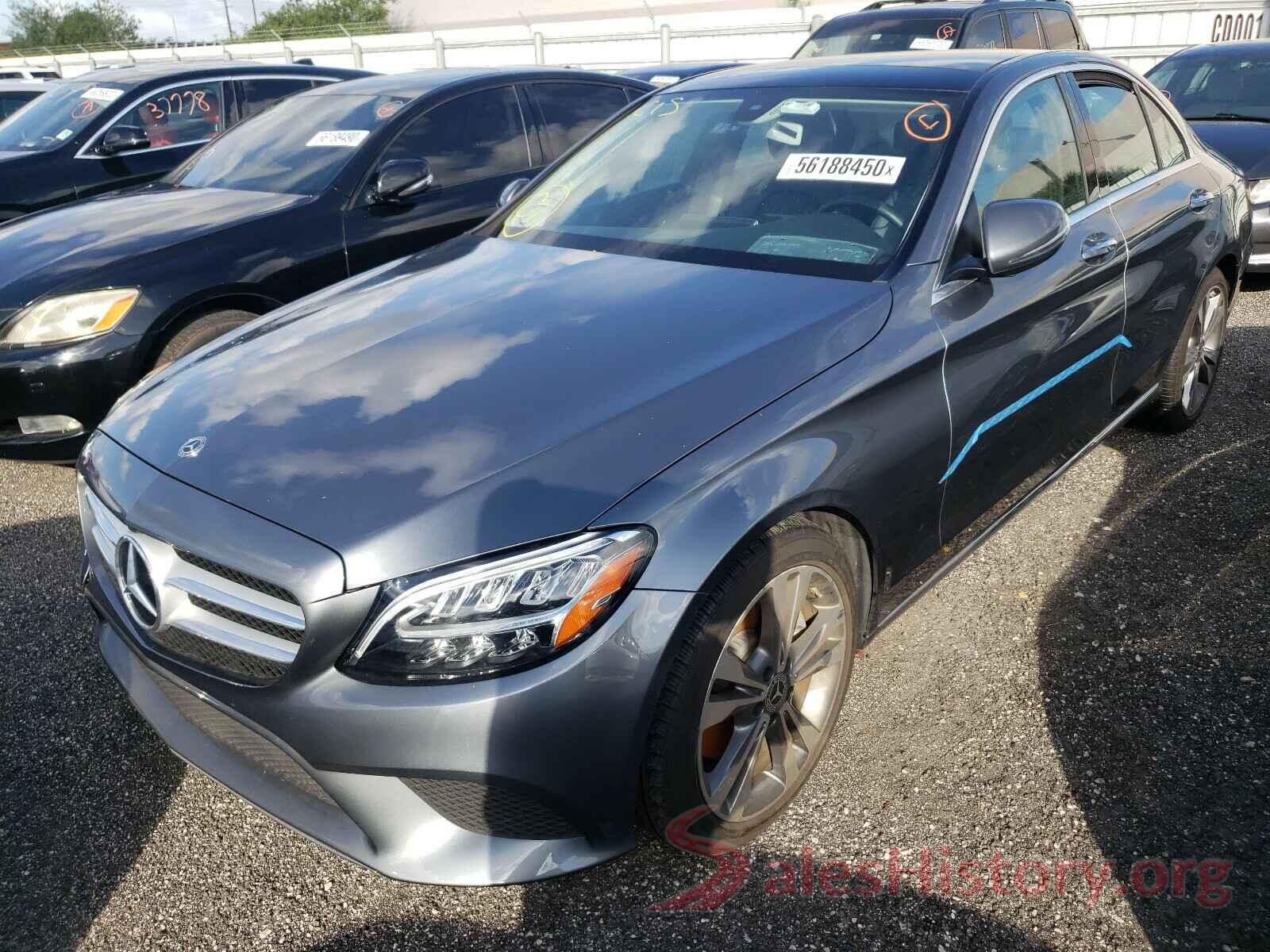 55SWF8DB3KU307278 2019 MERCEDES-BENZ C CLASS