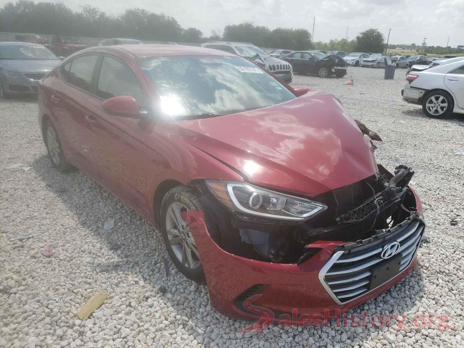 KMHD84LFXHU424447 2017 HYUNDAI ELANTRA