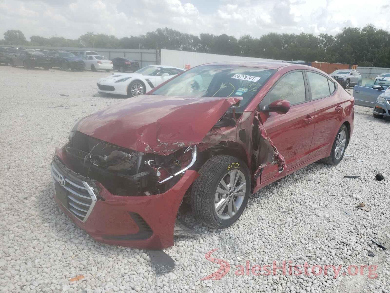 KMHD84LFXHU424447 2017 HYUNDAI ELANTRA