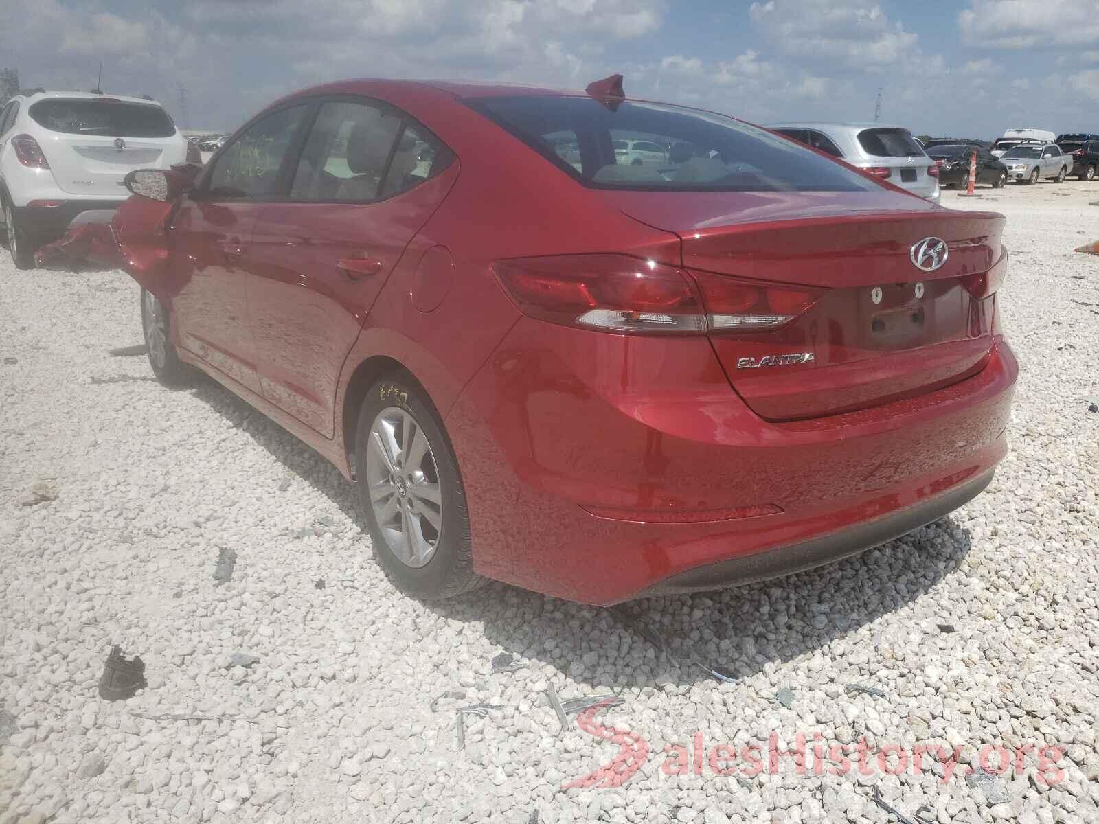 KMHD84LFXHU424447 2017 HYUNDAI ELANTRA