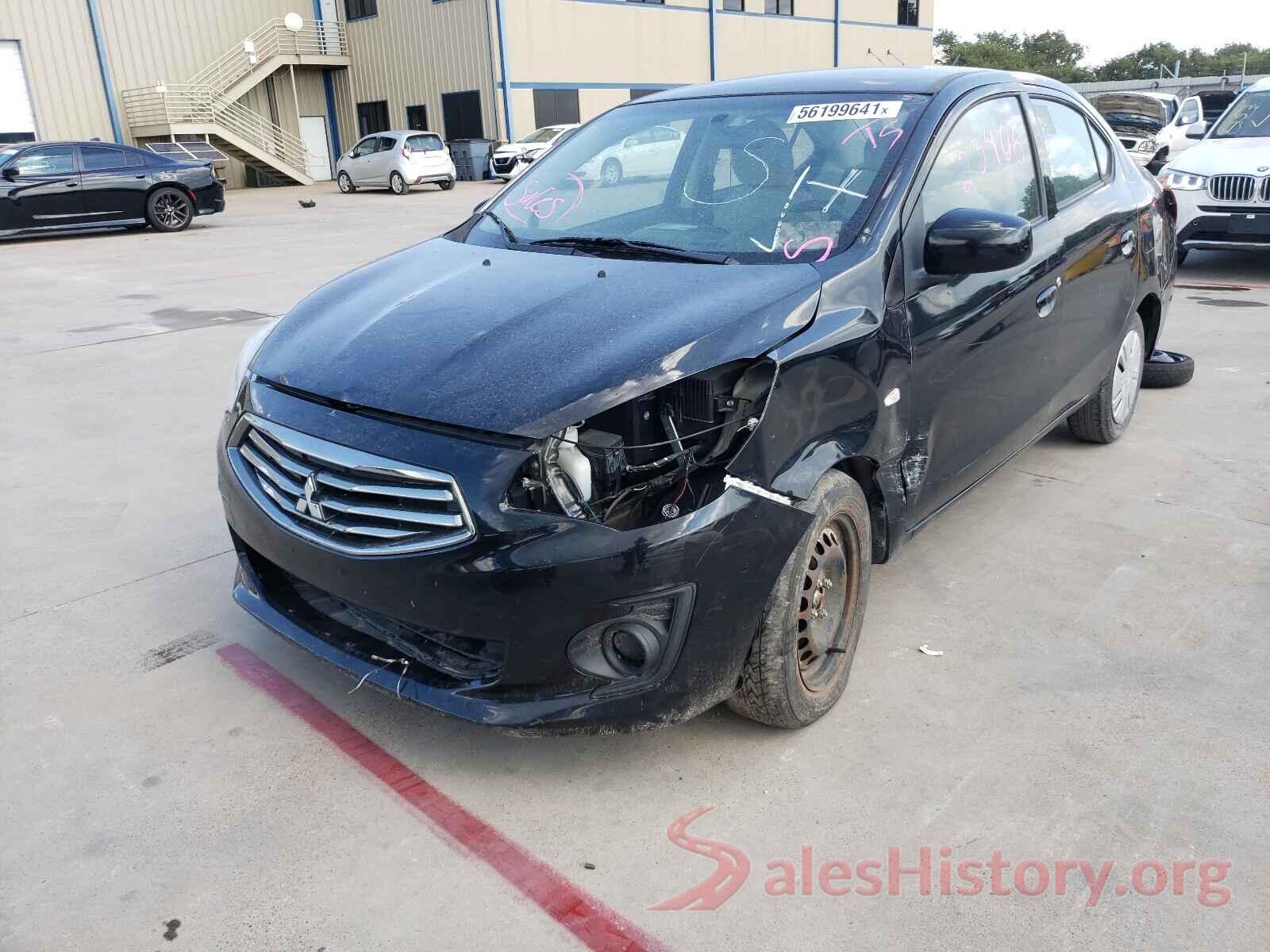 ML32F3FJ0JHF06509 2018 MITSUBISHI MIRAGE