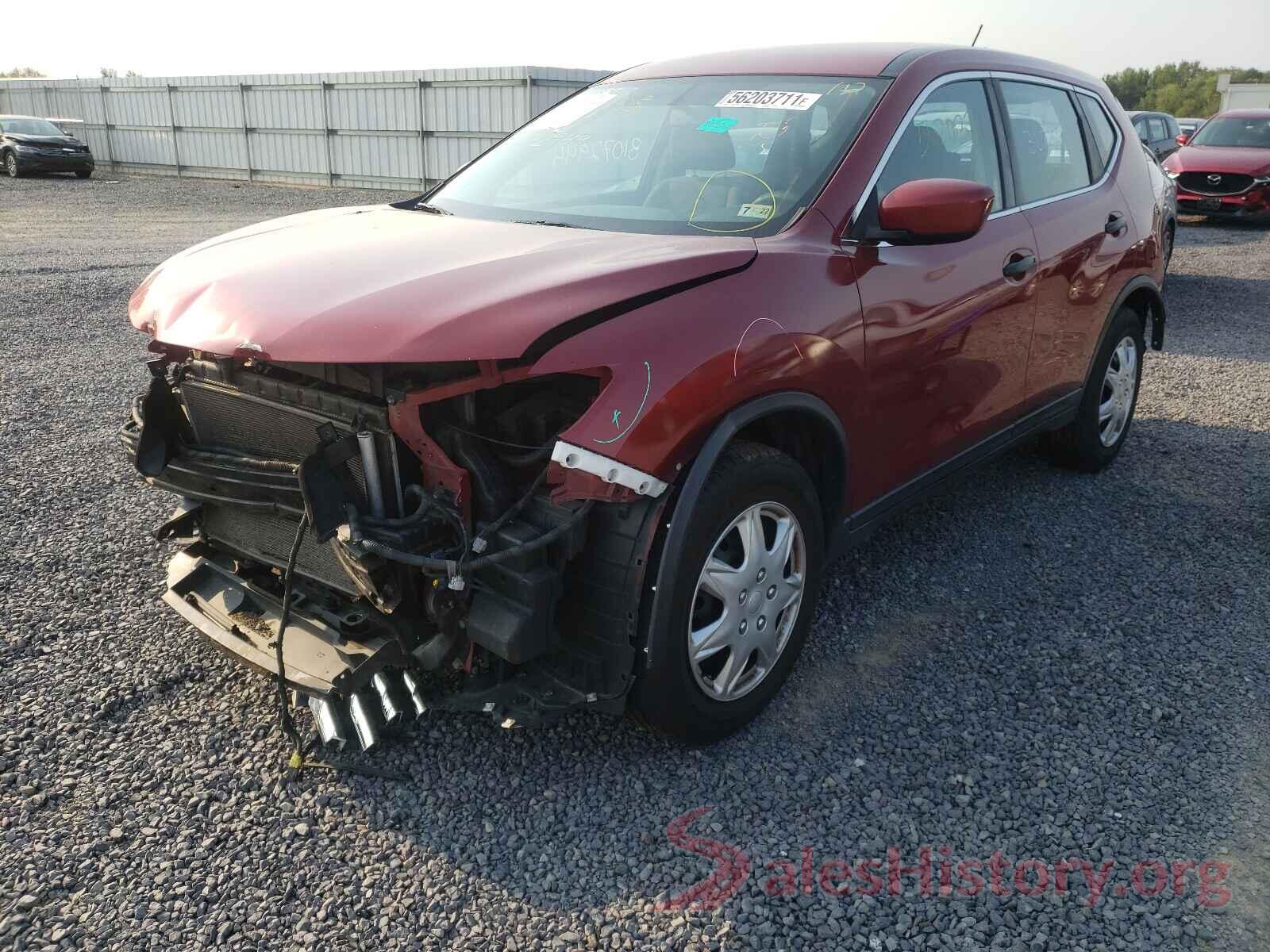 KNMAT2MV1GP687729 2016 NISSAN ROGUE