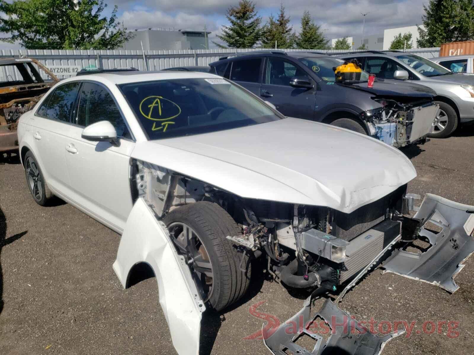 WAUCNAF49HN004090 2017 AUDI A4