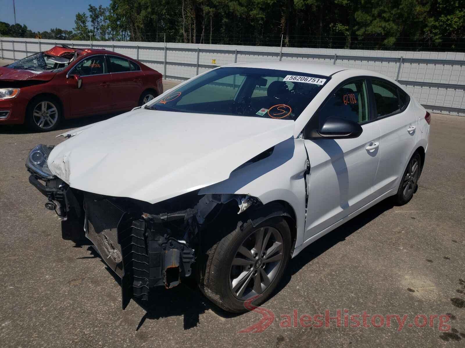 5NPD84LF2JH255142 2018 HYUNDAI ELANTRA