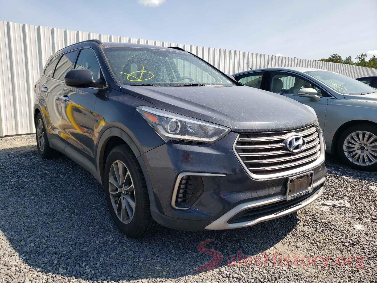 KM8SM4HF8HU215137 2017 HYUNDAI SANTA FE