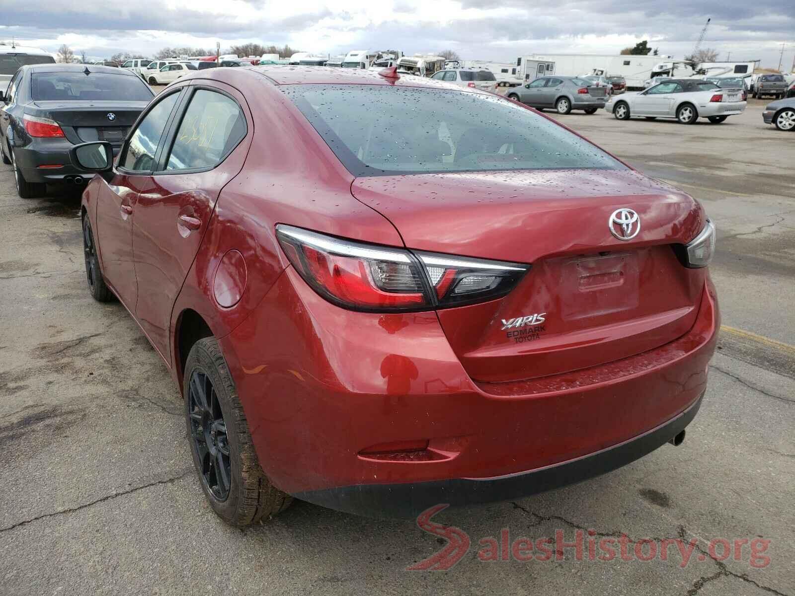 3MYDLBYV6KY521948 2019 TOYOTA YARIS