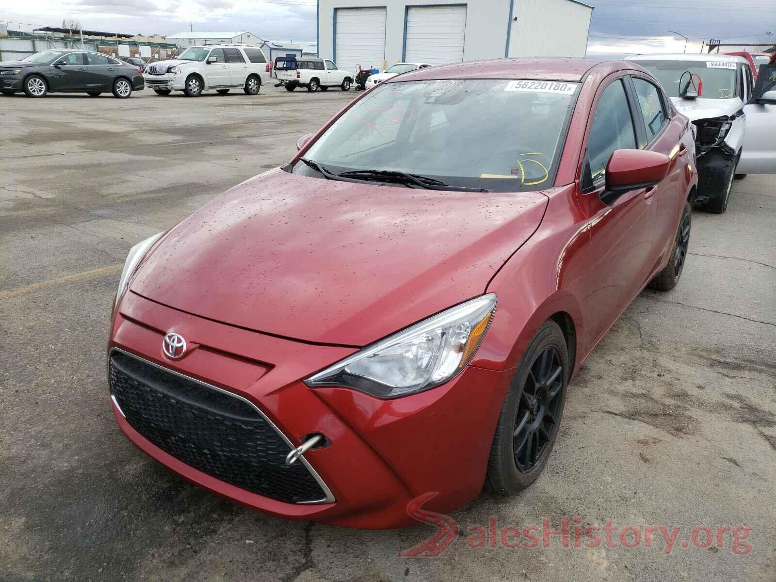 3MYDLBYV6KY521948 2019 TOYOTA YARIS