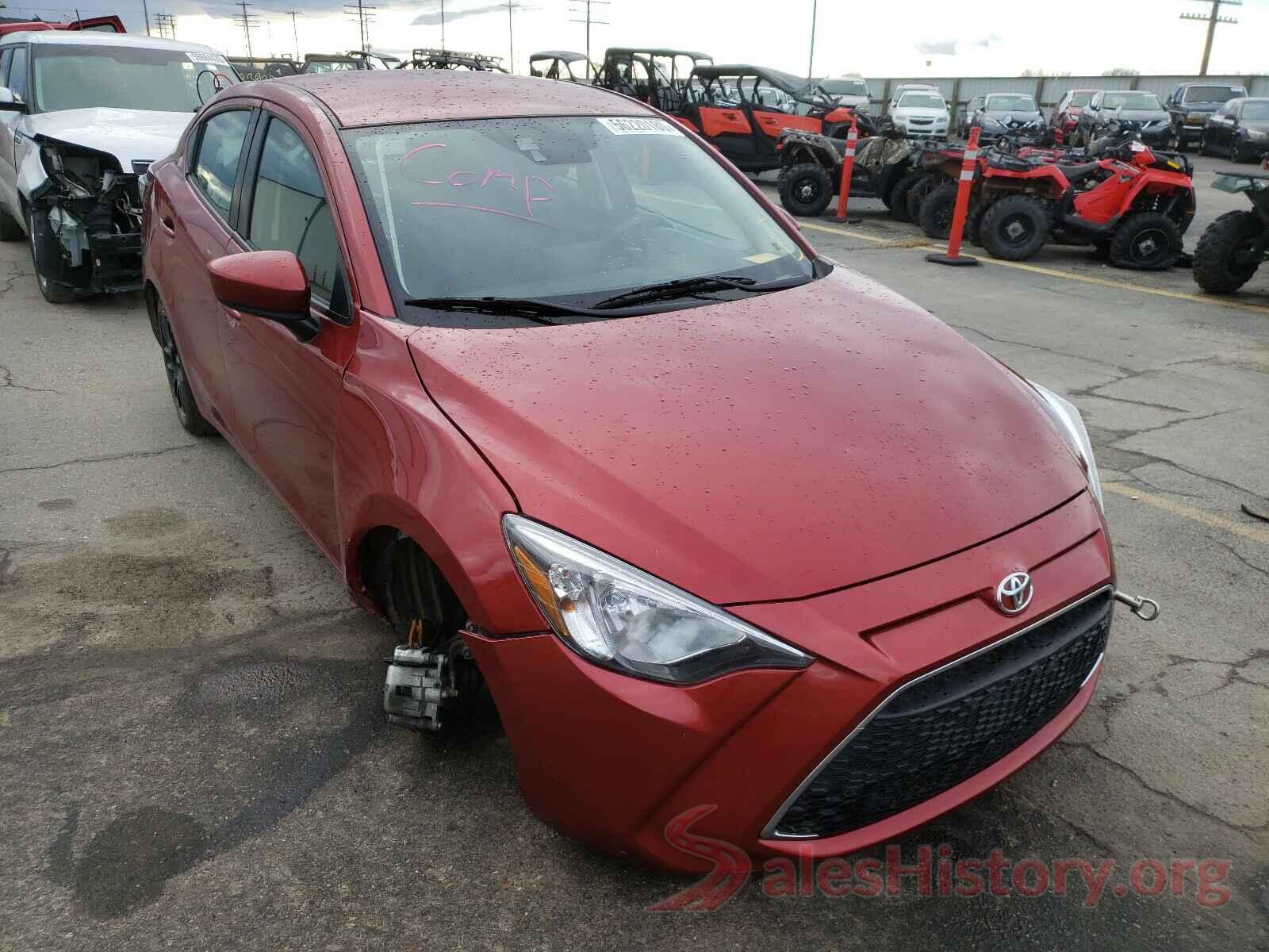 3MYDLBYV6KY521948 2019 TOYOTA YARIS