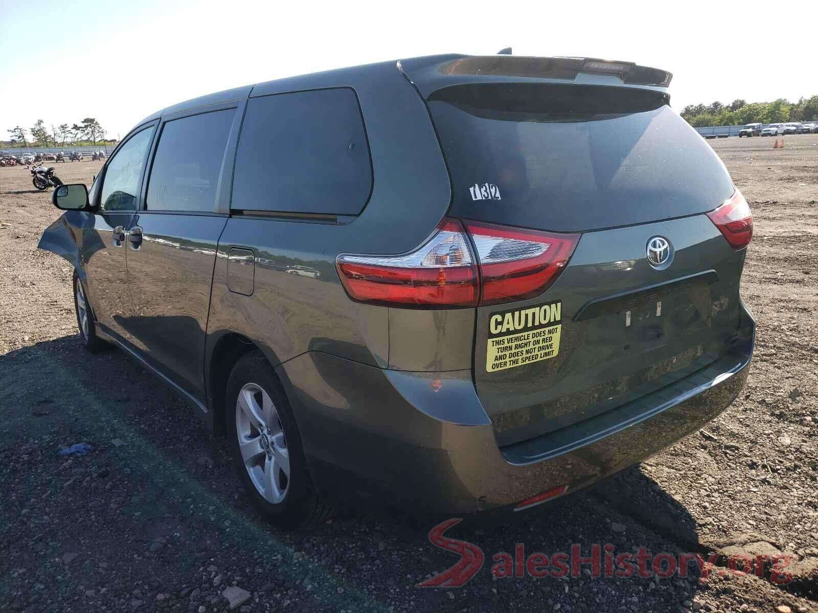 5TDZZ3DCXKS007170 2019 TOYOTA SIENNA