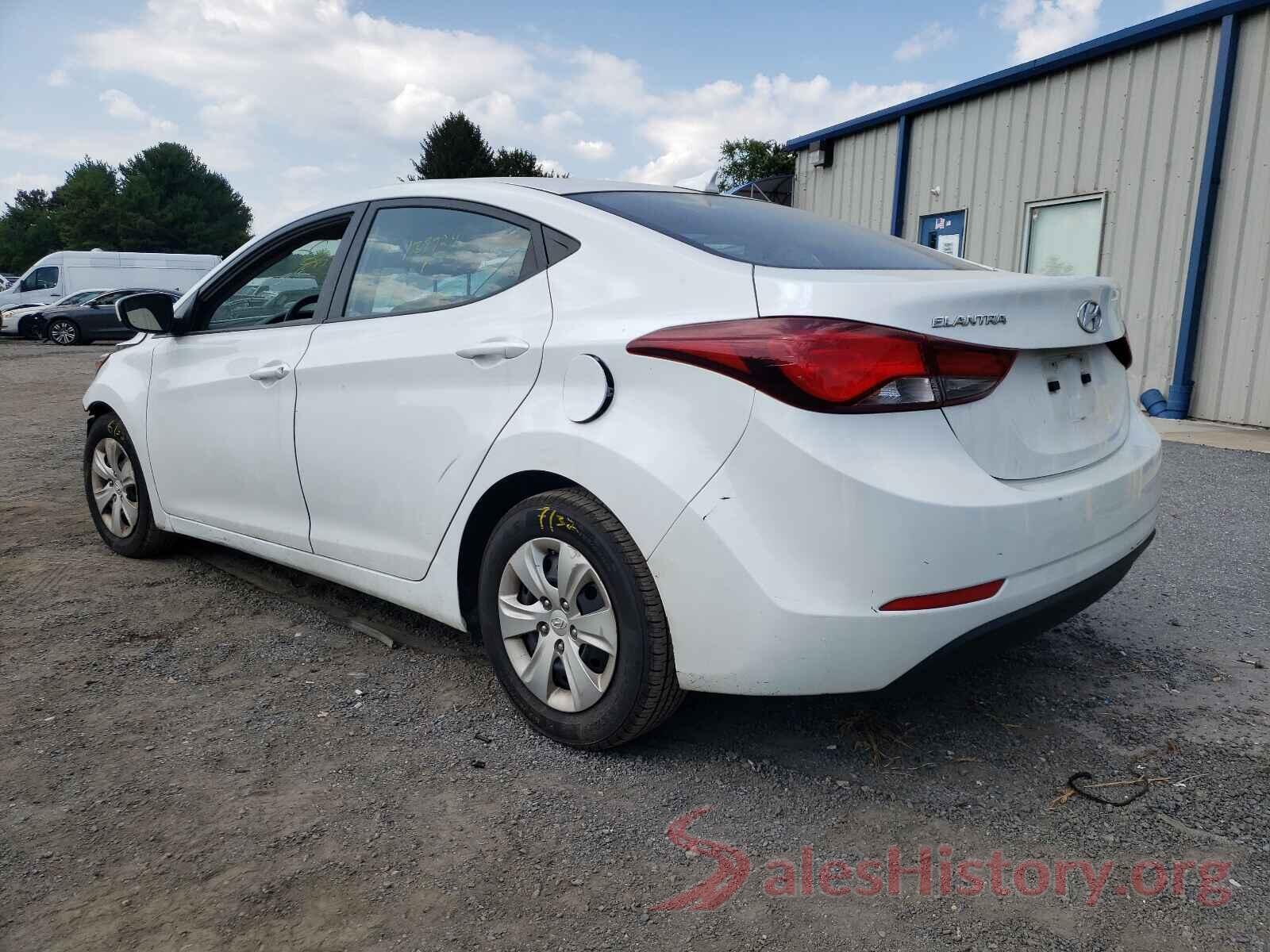 5NPDH4AE1GH752749 2016 HYUNDAI ELANTRA