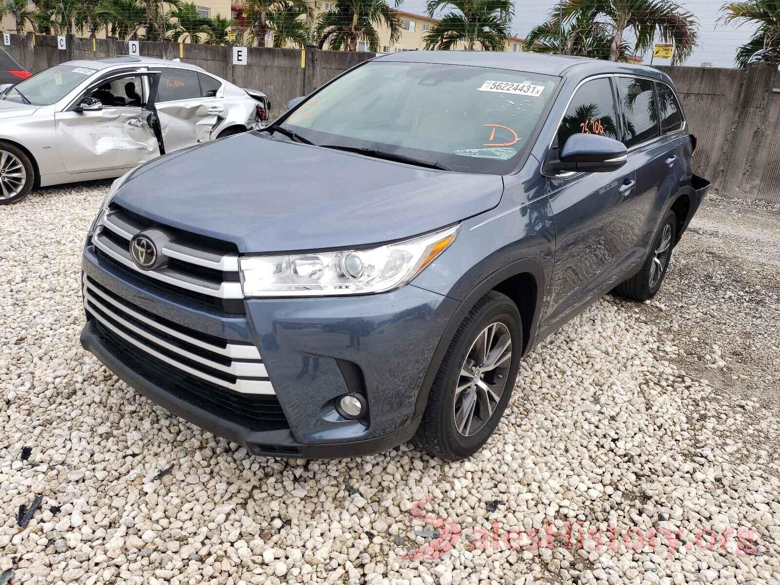 5TDZZRFH7KS301119 2019 TOYOTA HIGHLANDER