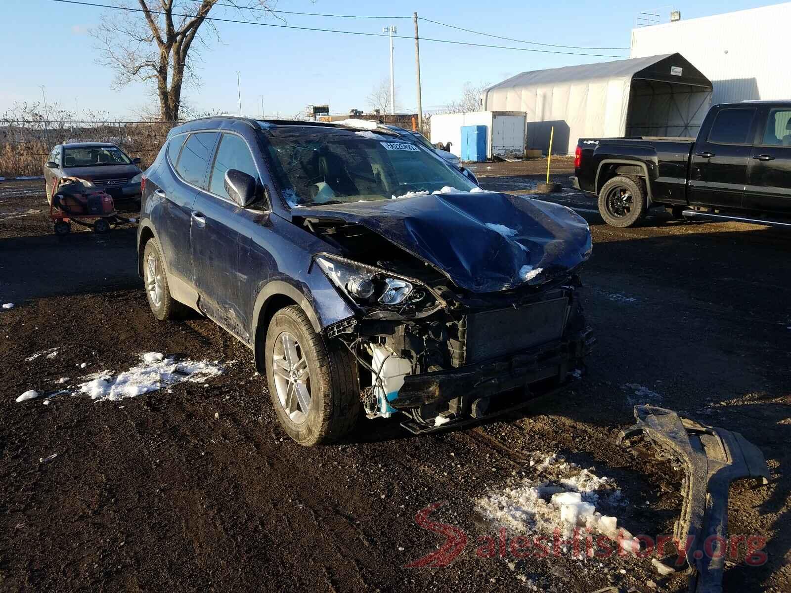 5XYZUDLB1HG500058 2017 HYUNDAI SANTA FE