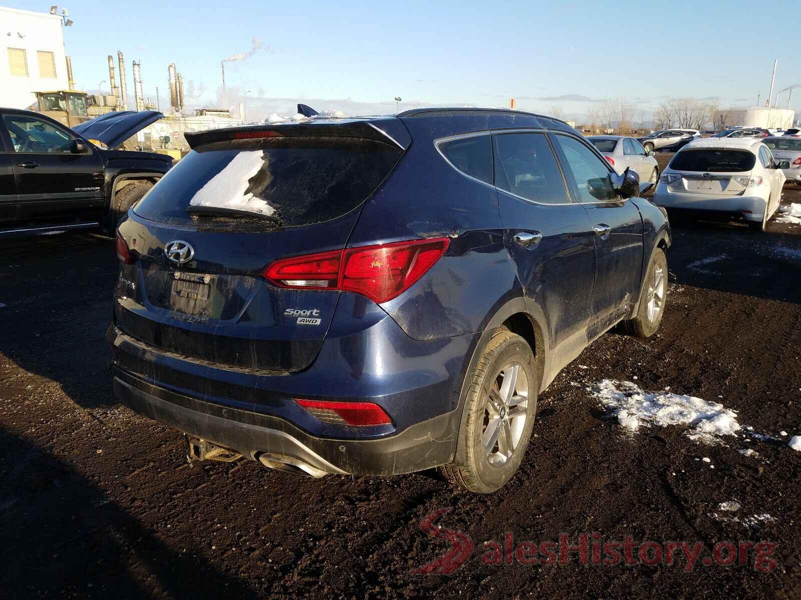 5XYZUDLB1HG500058 2017 HYUNDAI SANTA FE