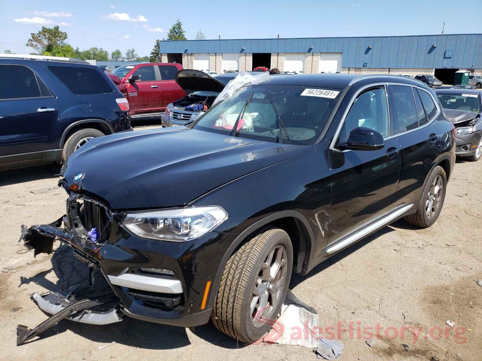 5UXTY5C06M9F91369 2021 BMW X3