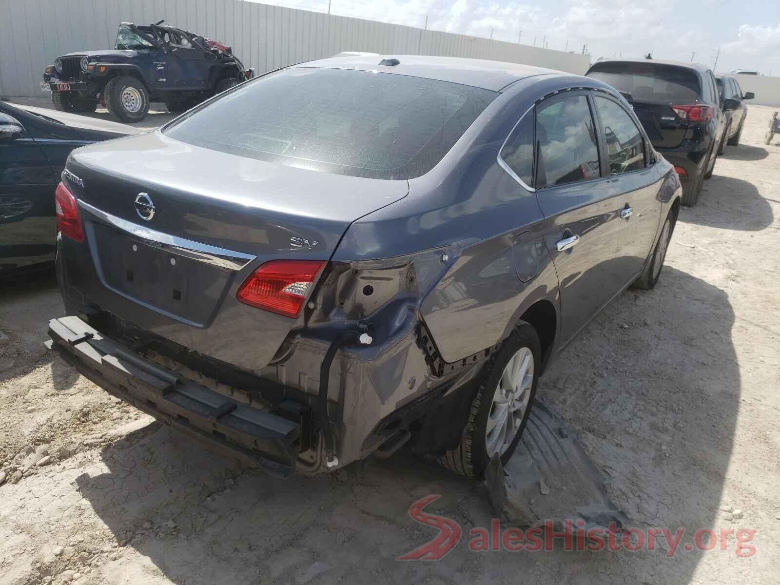 3N1AB7AP1KY454014 2019 NISSAN SENTRA