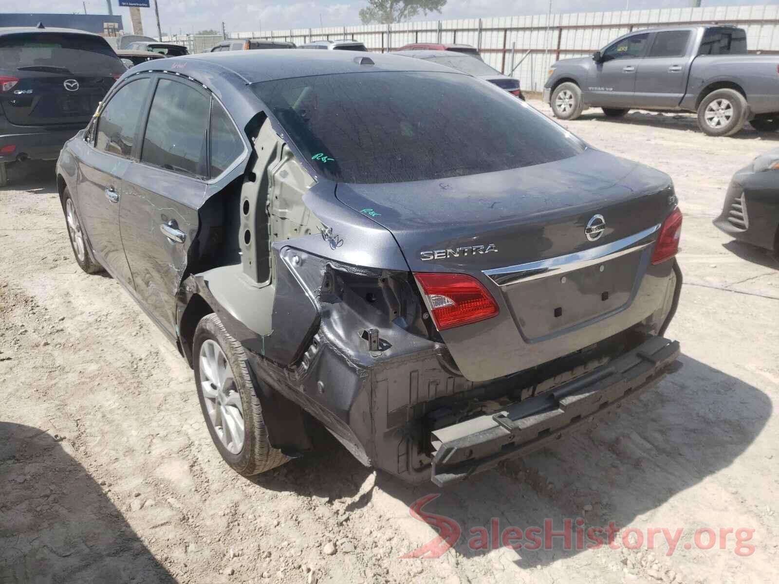 3N1AB7AP1KY454014 2019 NISSAN SENTRA