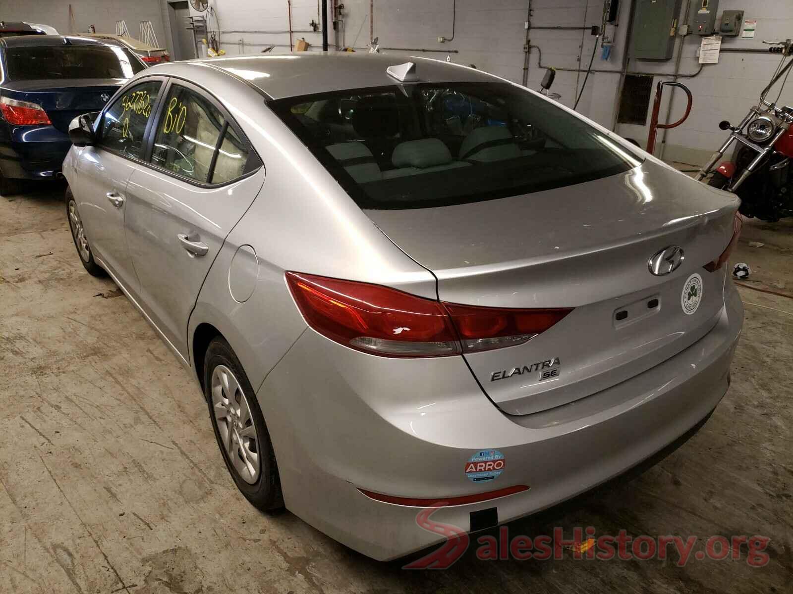 5NPD74LF2HH113953 2017 HYUNDAI ELANTRA