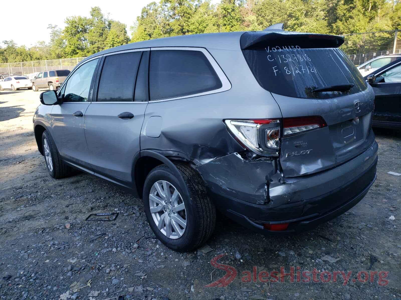 5FNYF5H1XKB024130 2019 HONDA PILOT