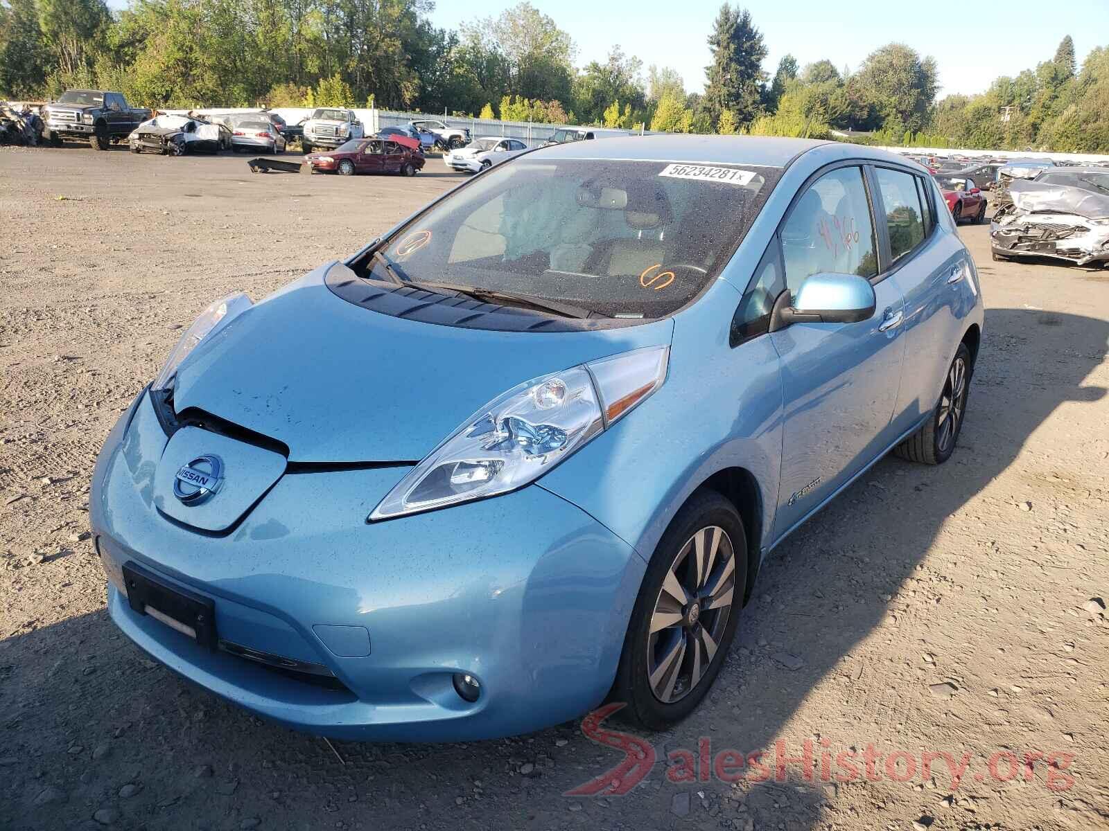 1N4AZ0CP6FC322707 2015 NISSAN LEAF