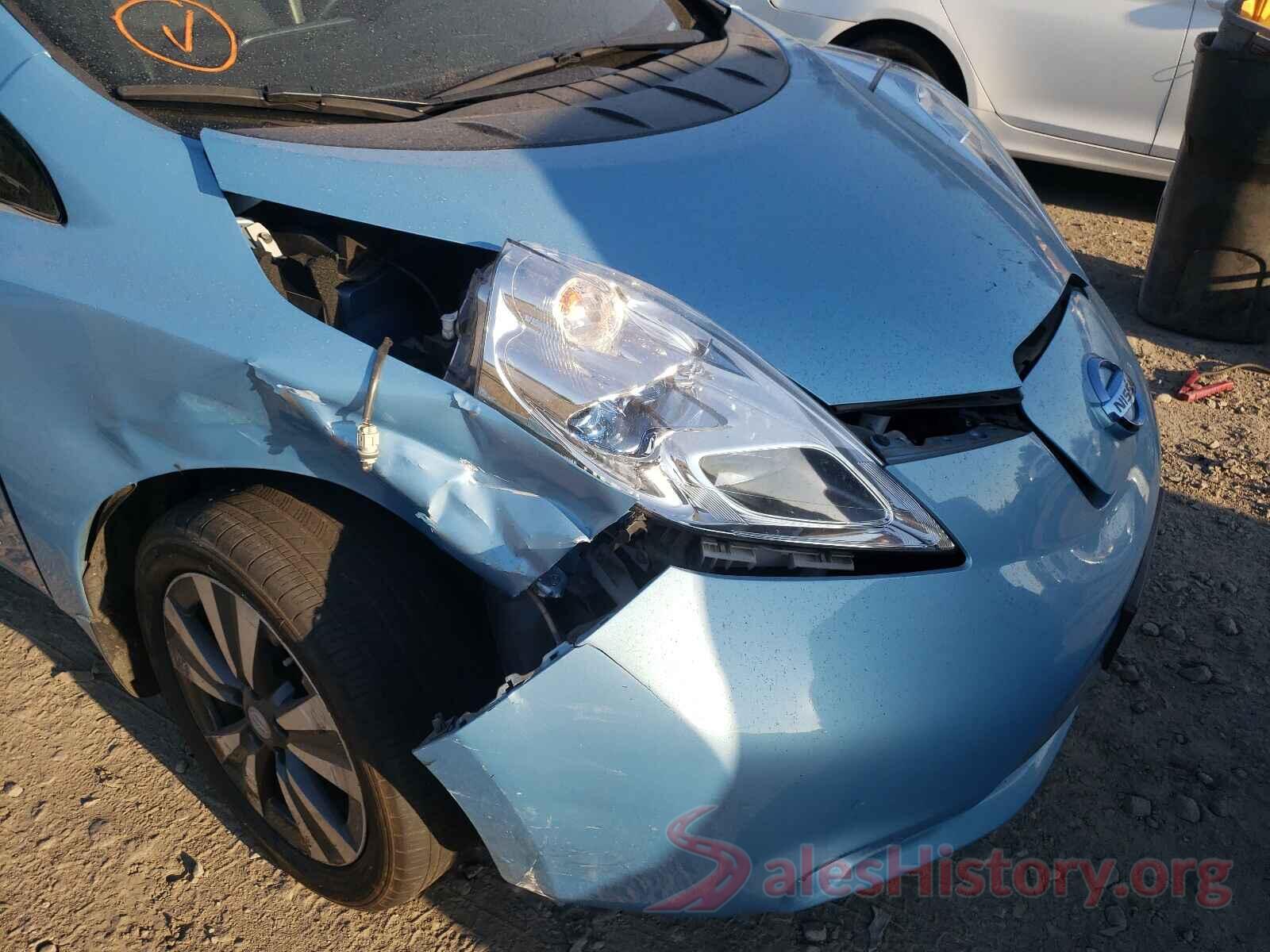 1N4AZ0CP6FC322707 2015 NISSAN LEAF