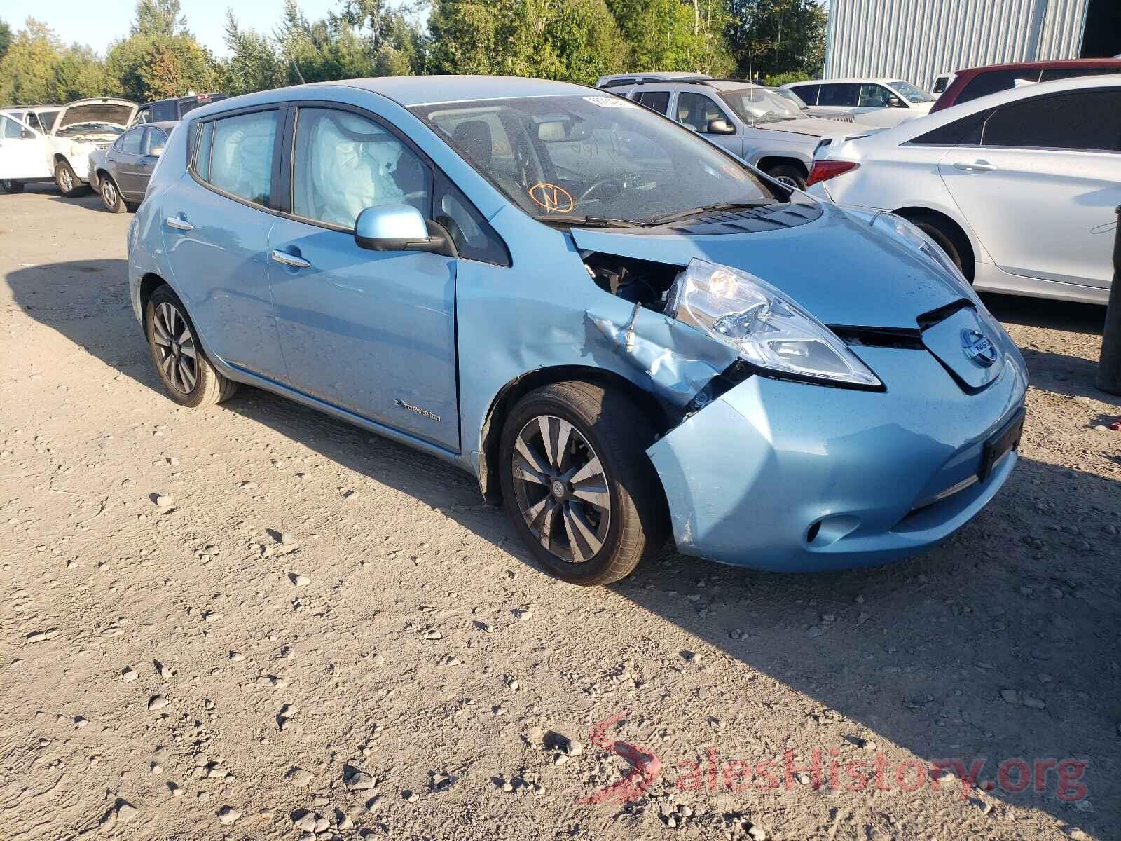 1N4AZ0CP6FC322707 2015 NISSAN LEAF