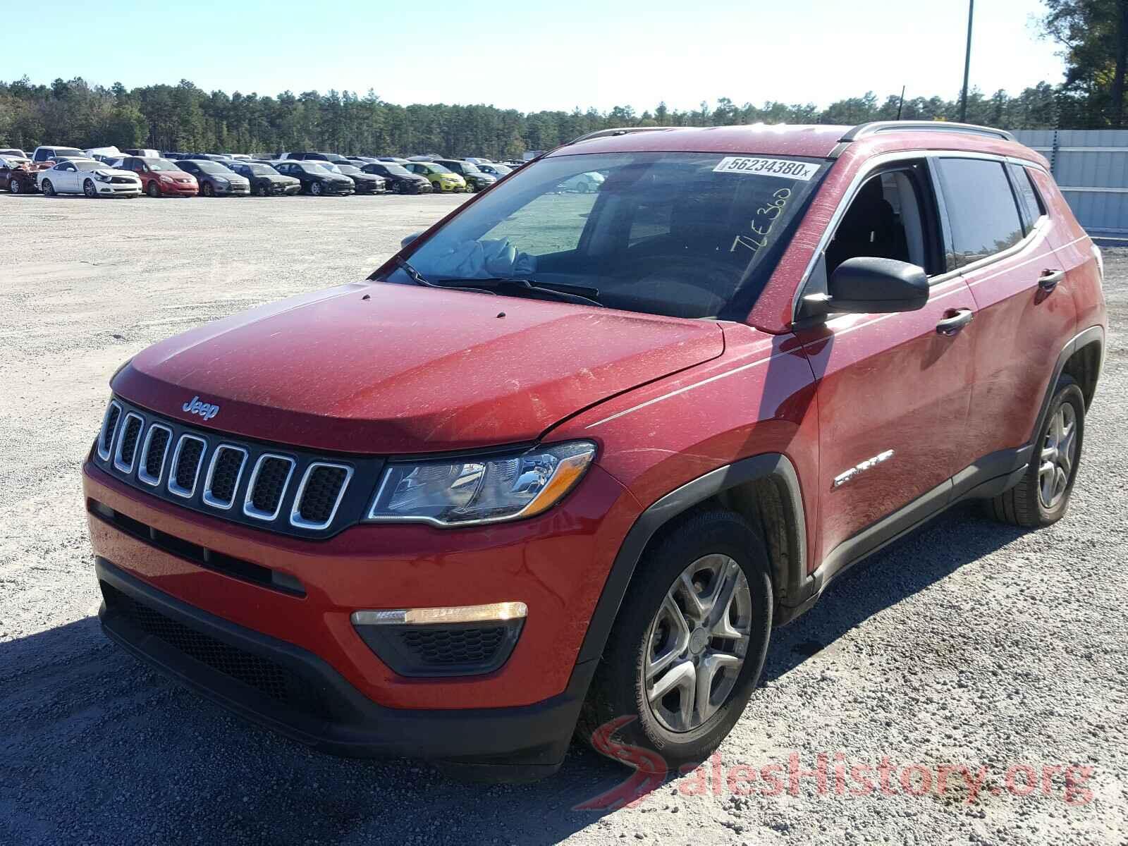 3C4NJCAB1KT615036 2019 JEEP COMPASS