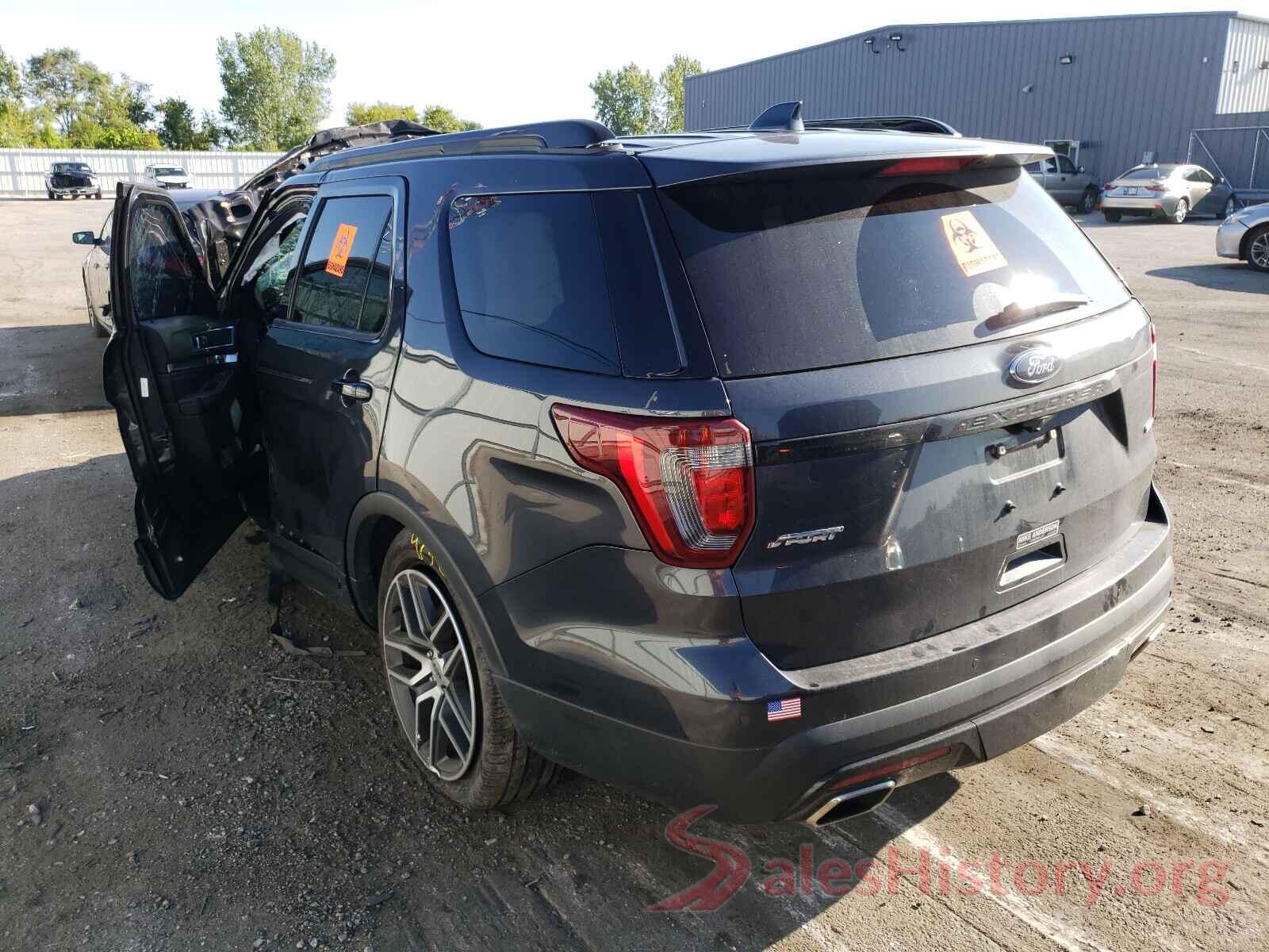 1FM5K8GT6HGD80877 2017 FORD EXPLORER