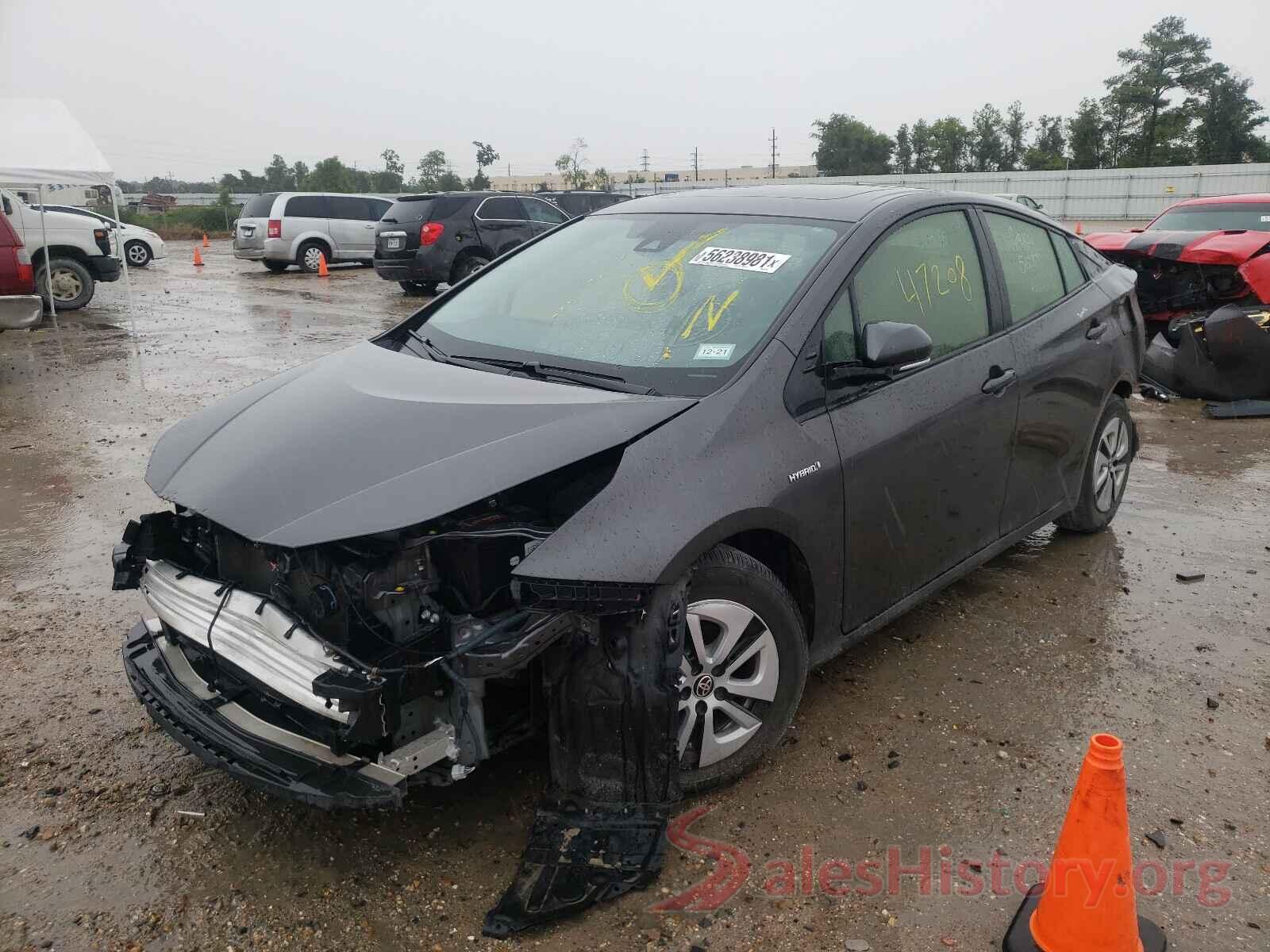 JTDKARFU6G3522709 2016 TOYOTA PRIUS