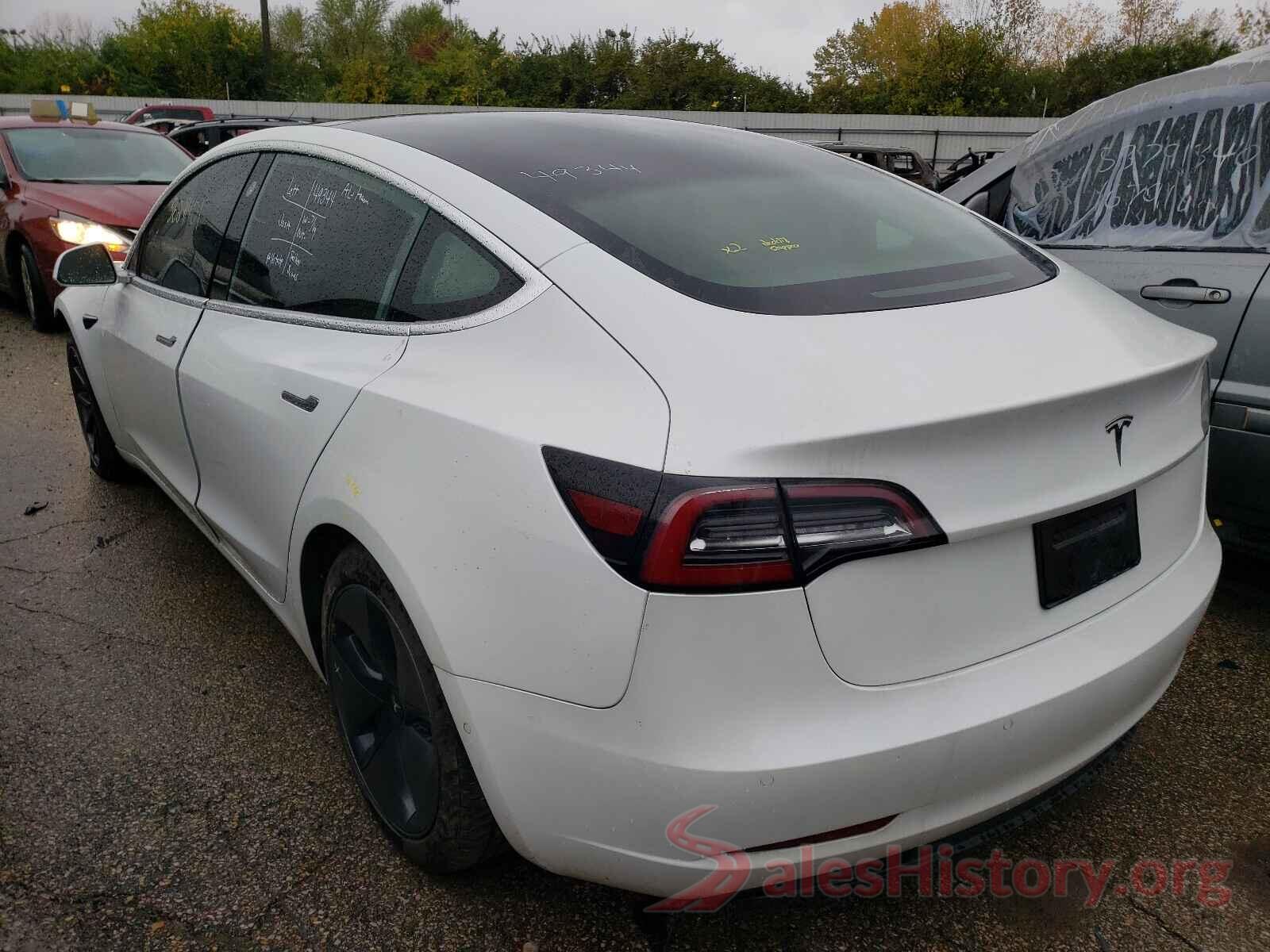 5YJ3E1EA2KF190622 2019 TESLA MODEL 3