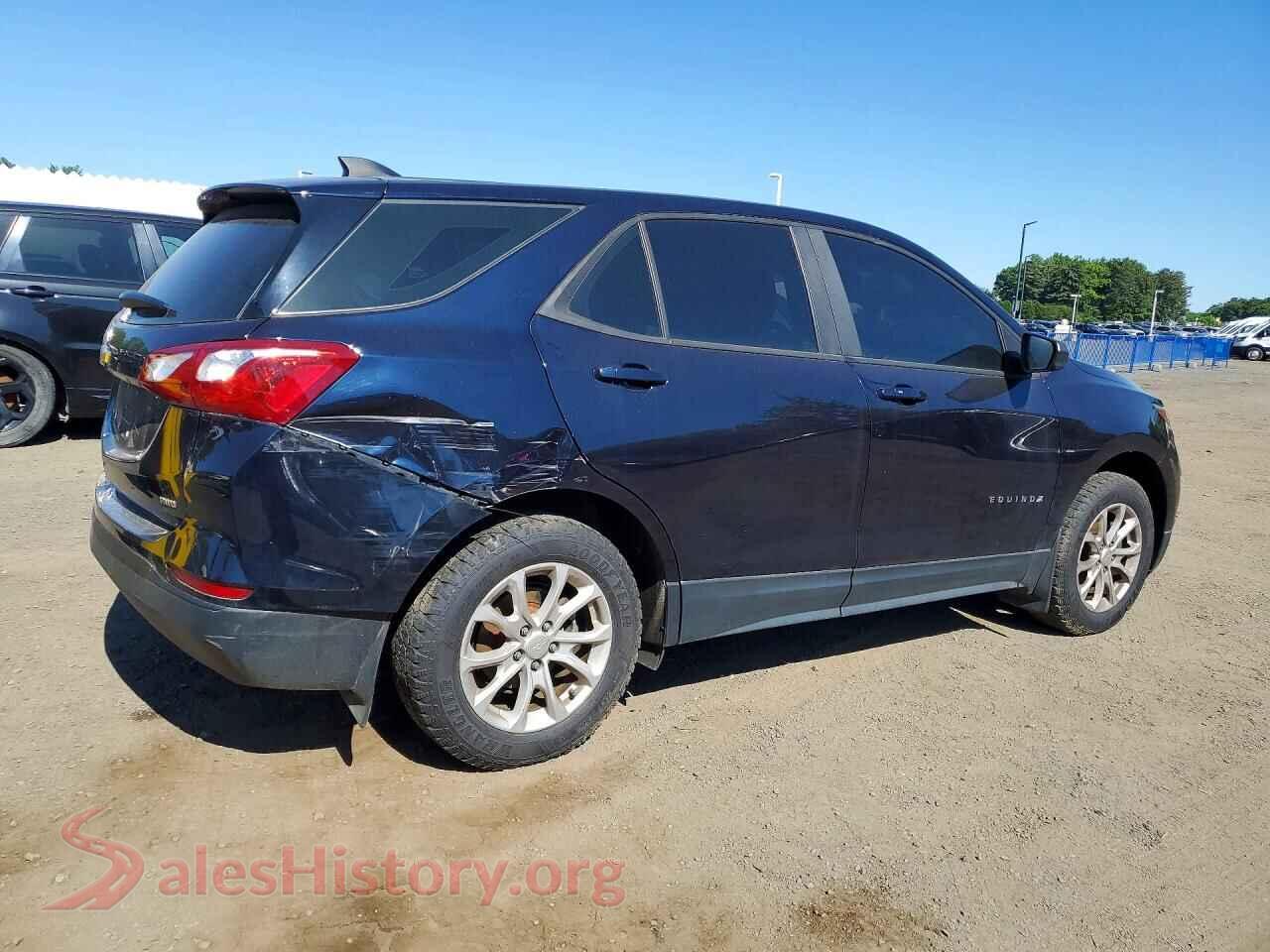 2020 CHEVROLET EQUINOX VIN 3GNAXSEV0LS636096, right side view